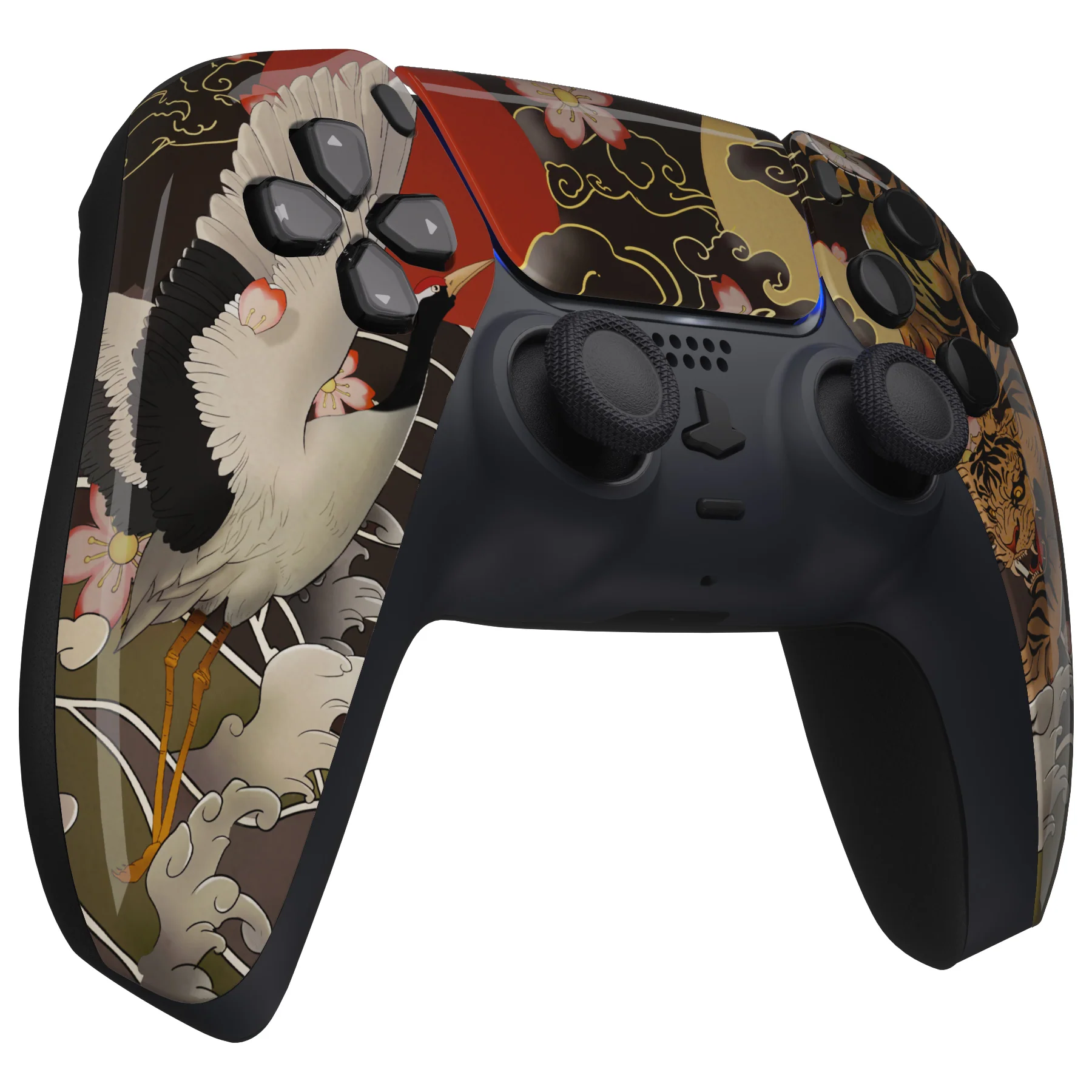 eXtremeRate Replacement Front Housing Shell with Touchpad Compatible with PS5 Controller BDM-010/020/030/040/050 - Tiger & Crane - Image 5
