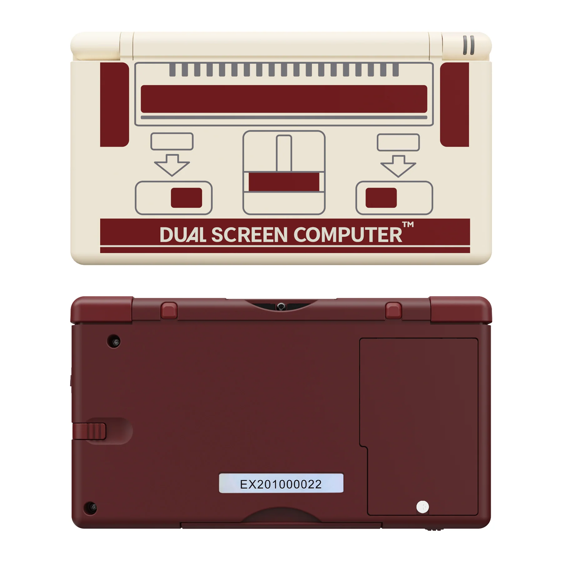 eXtremeRate Replacement Full Housing Shell & Buttons with Screen Lens for Nintendo DS Lite NDSL - Classic FC Style - Image 2