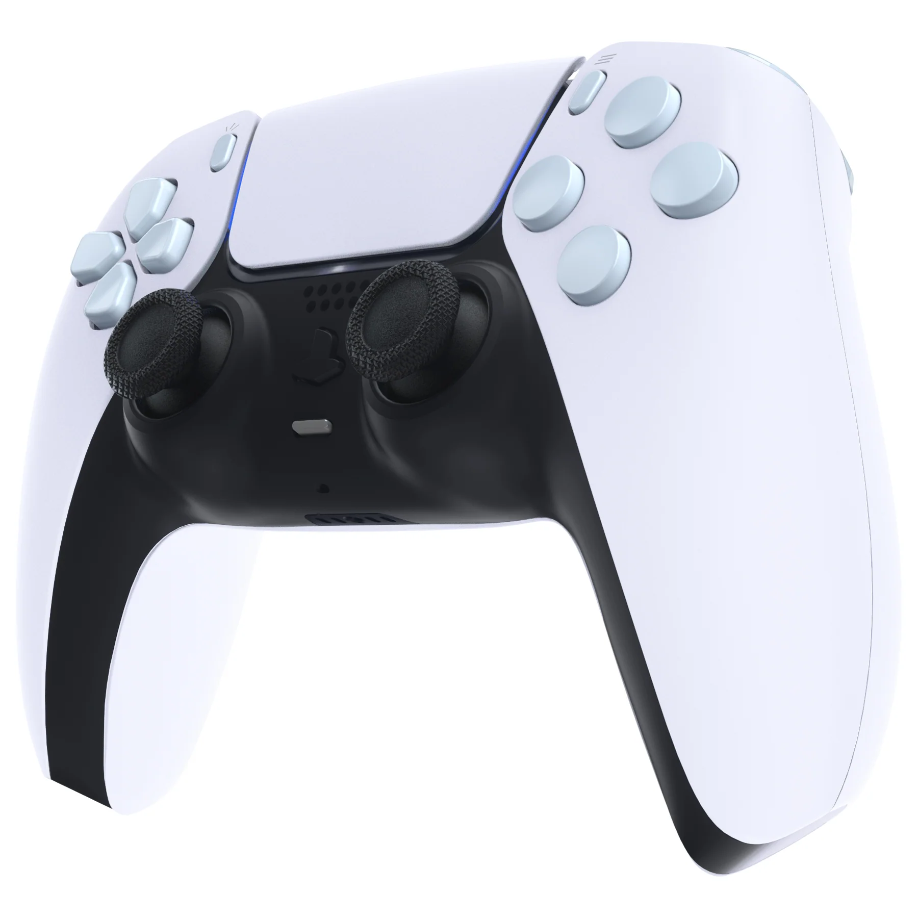 eXtremeRate Replacement Full Set Buttons Compatible with PS5 Controller BDM-030/040/050/060 - Celadon Green - Image 4