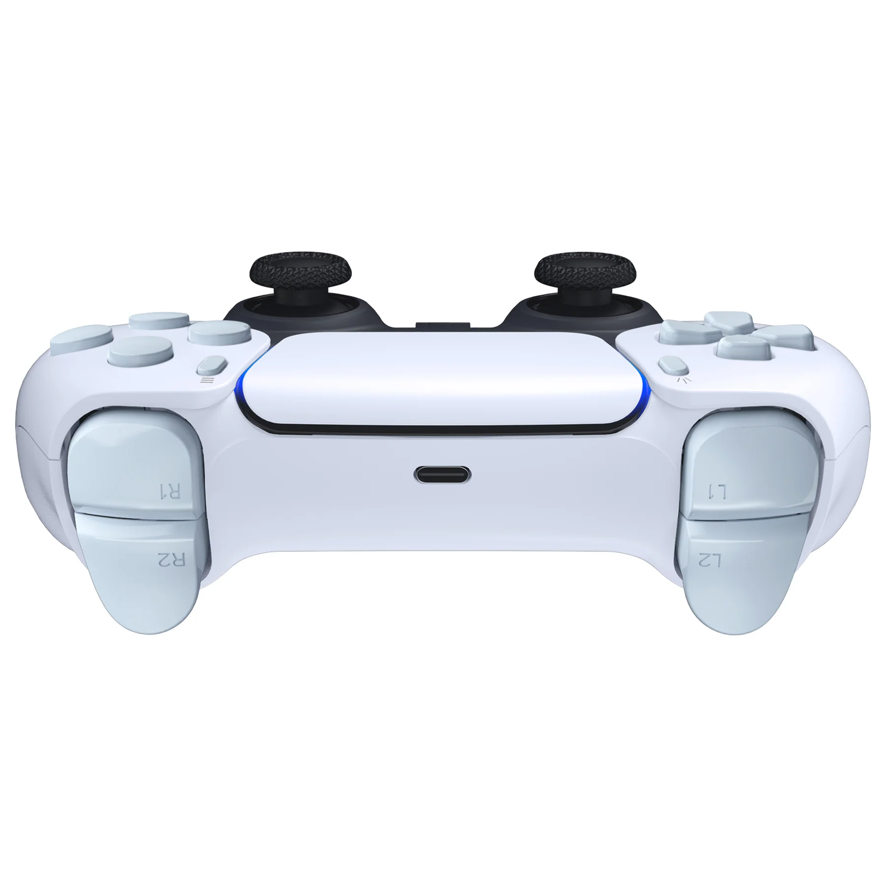 eXtremeRate Replacement Full Set Buttons Compatible with PS5 Controller BDM-030/040/050/060 - Celadon Green - Image 7