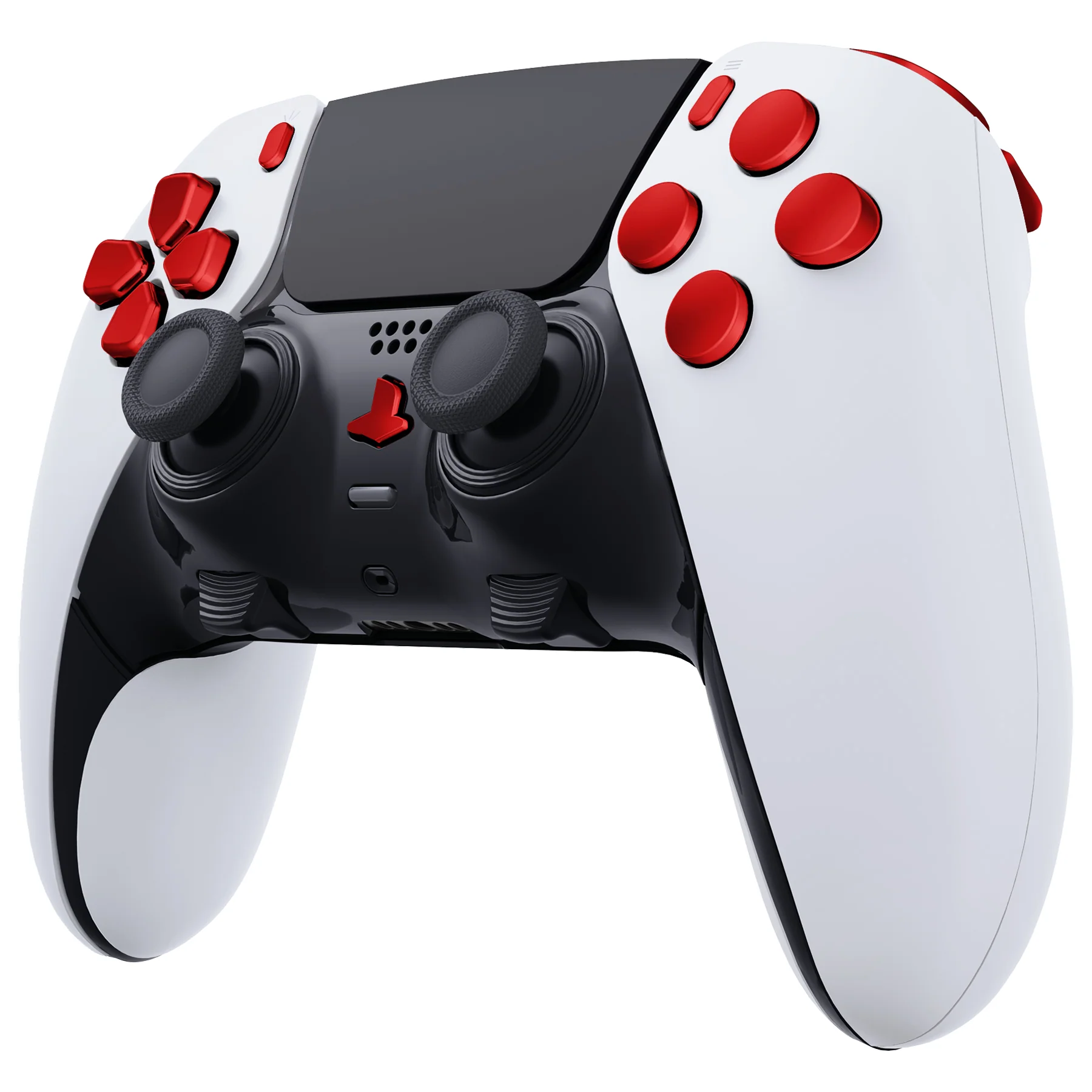 eXtremeRate Replacement Full Set Buttons Compatible with PS5 Edge Controller - Chrome Red - Image 4
