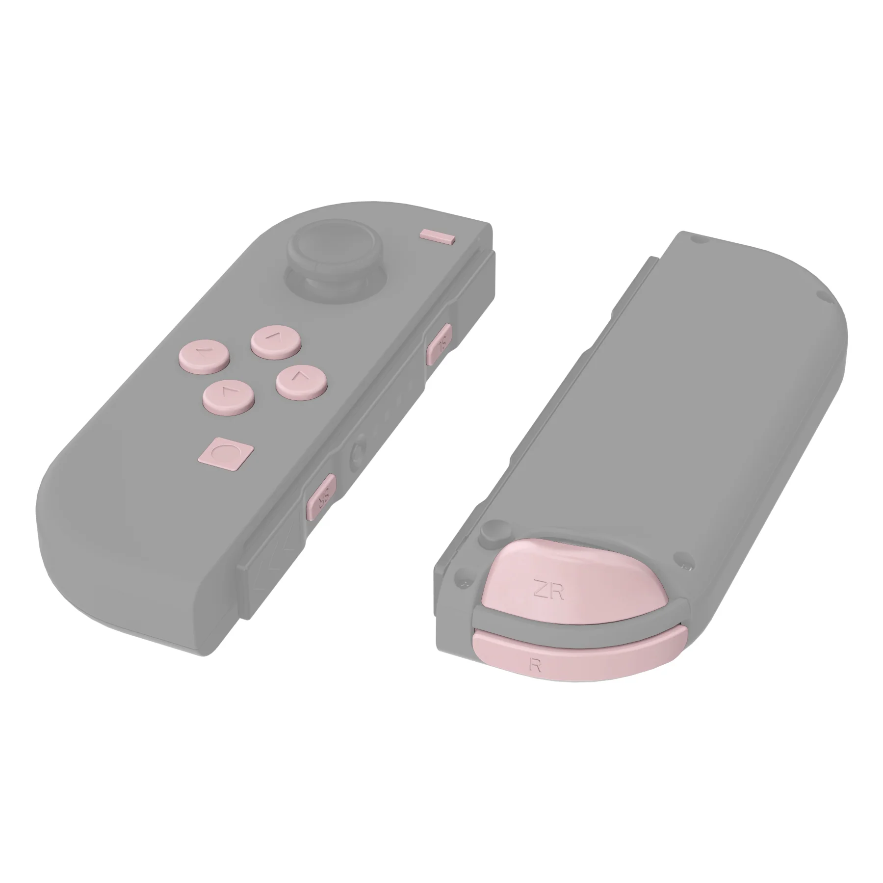 eXtremeRate Replacement Full Set Buttons for Joycon of NS Switch - Cherry Blossoms Pink - Image 5