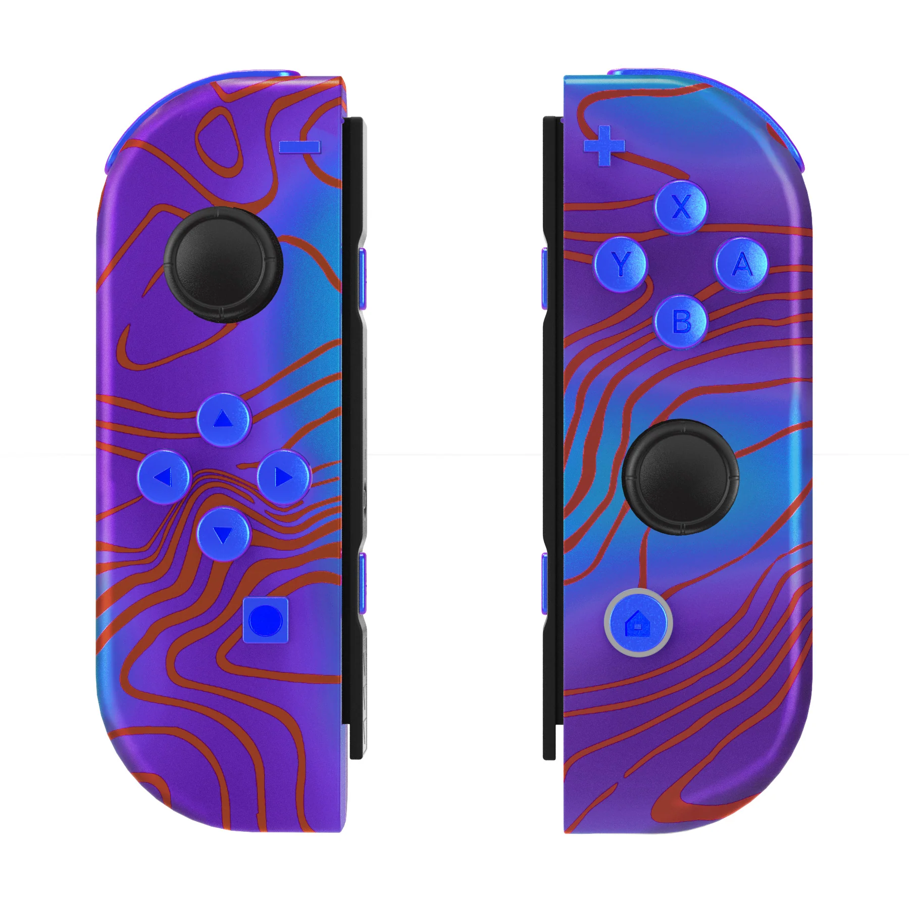 eXtremeRate Replacement Full Set Shell Case with Buttons for Joycon of NS Switch - Damascuscamo