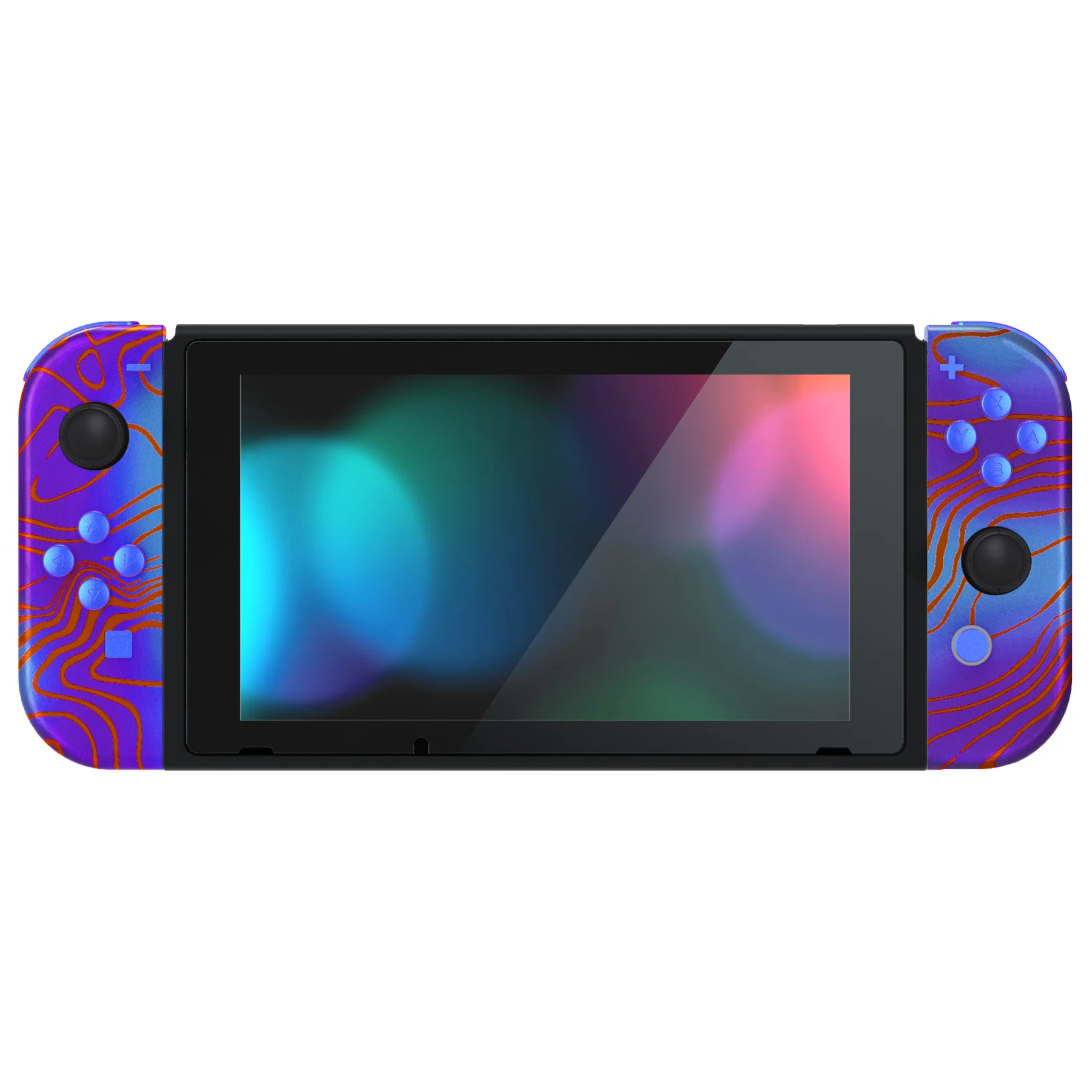 eXtremeRate Replacement Full Set Shell Case with Buttons for Joycon of NS Switch - Damascuscamo - Image 5