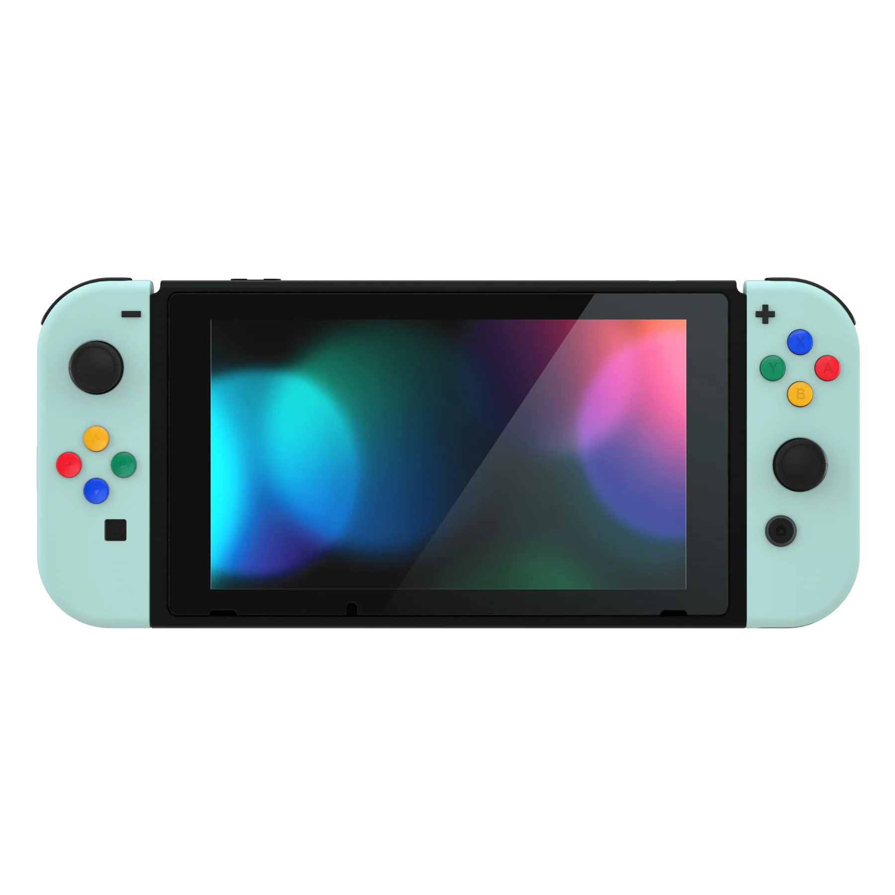 eXtremeRate Replacement Full Set Shell Case with Buttons for Joycon of NS Switch - Light Cyan - Image 4