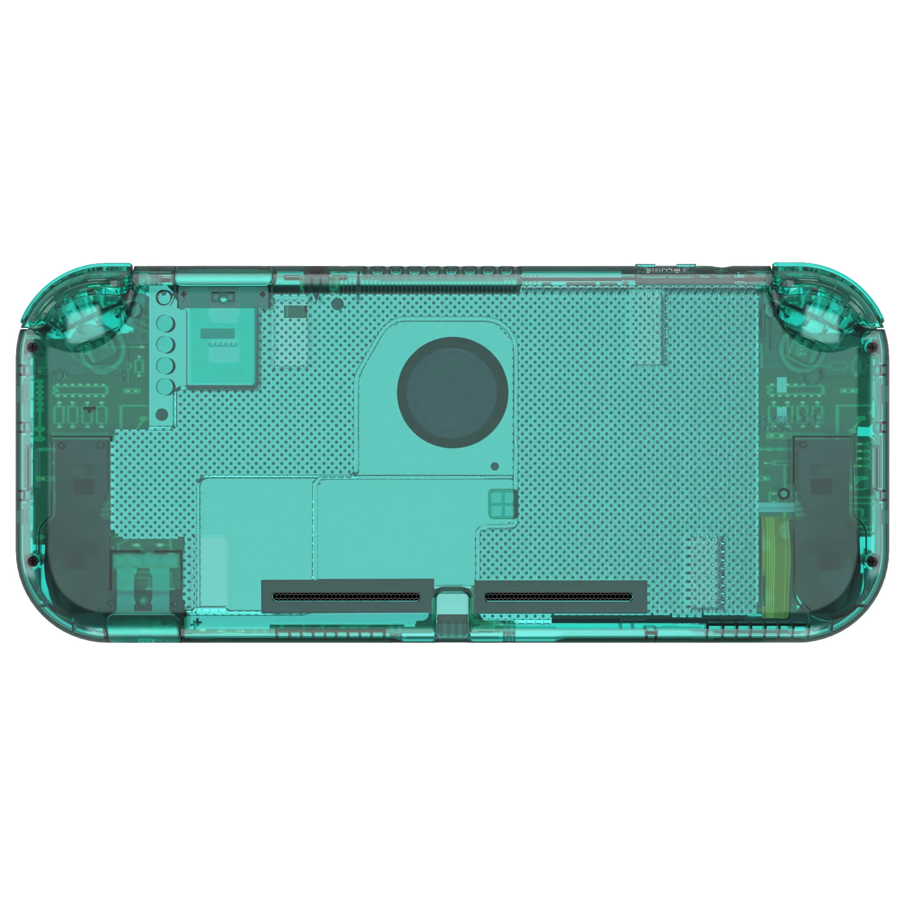 eXtremeRate Replacement Full Set Shells with Button Kit & Screen Protector for Nintendo Switch Lite - Crystal Emerald Green - Image 6