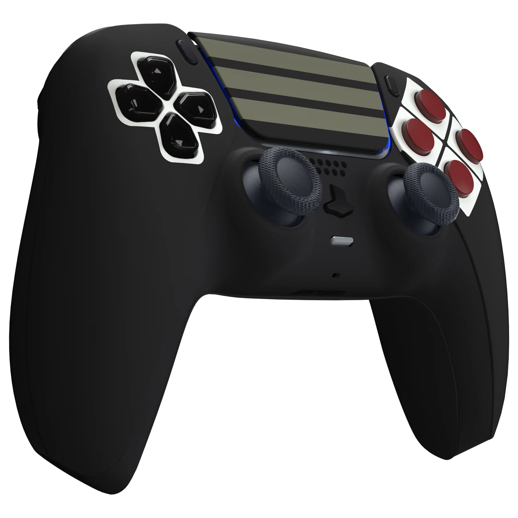 eXtremeRate Replacement Full Set Shells with Buttons Compatible with PS5 Controller BDM-010/020/030/040/050 - Classics NES Style - Image 5