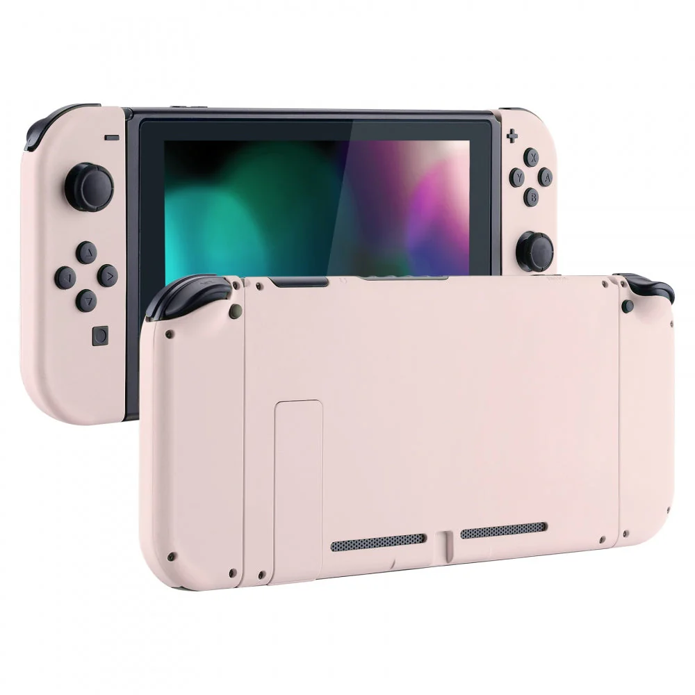 eXtremeRate Replacement Full Set Shells with Buttons for Nintendo Switch - Cherry Blossoms Pink