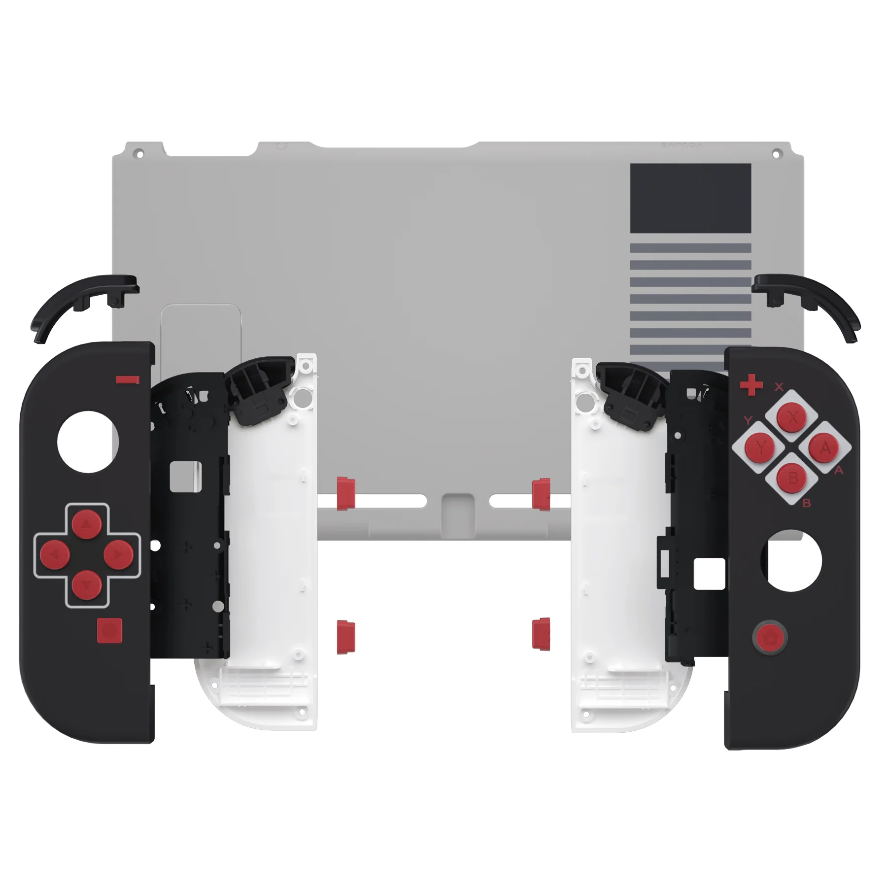 eXtremeRate Replacement Full Set Shells with Buttons for Nintendo Switch - Classics NES Style - Image 3