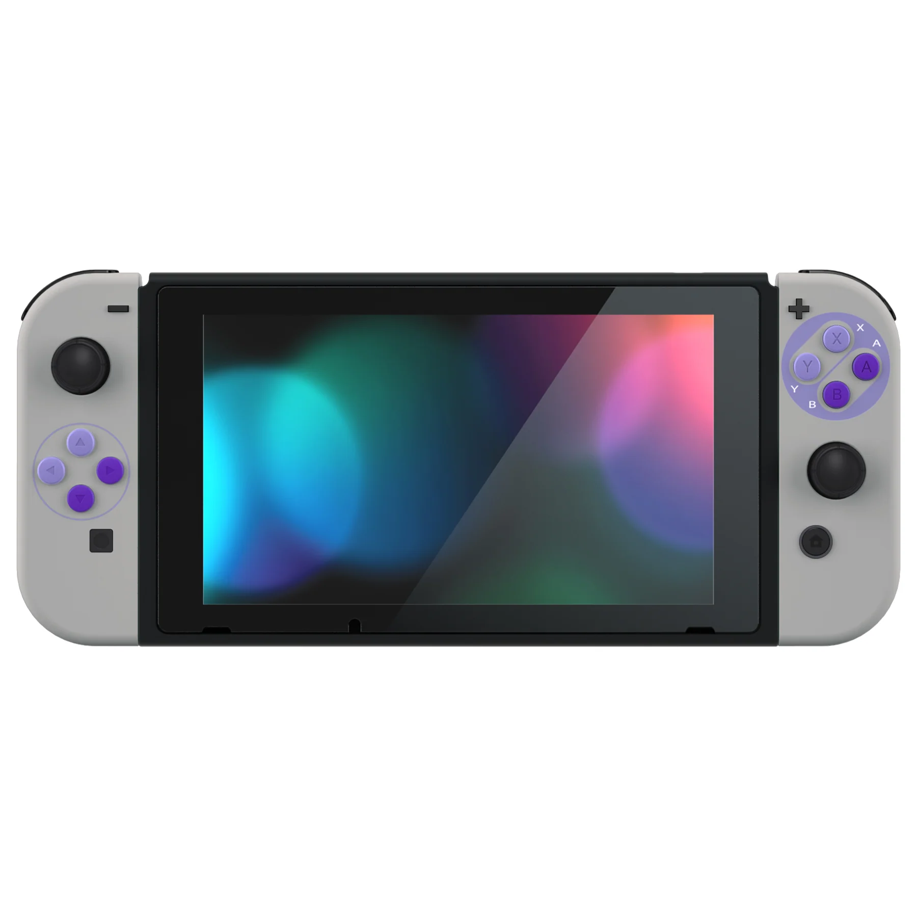eXtremeRate Replacement Full Set Shells with Buttons for Nintendo Switch - Classics SNES Style - Image 3