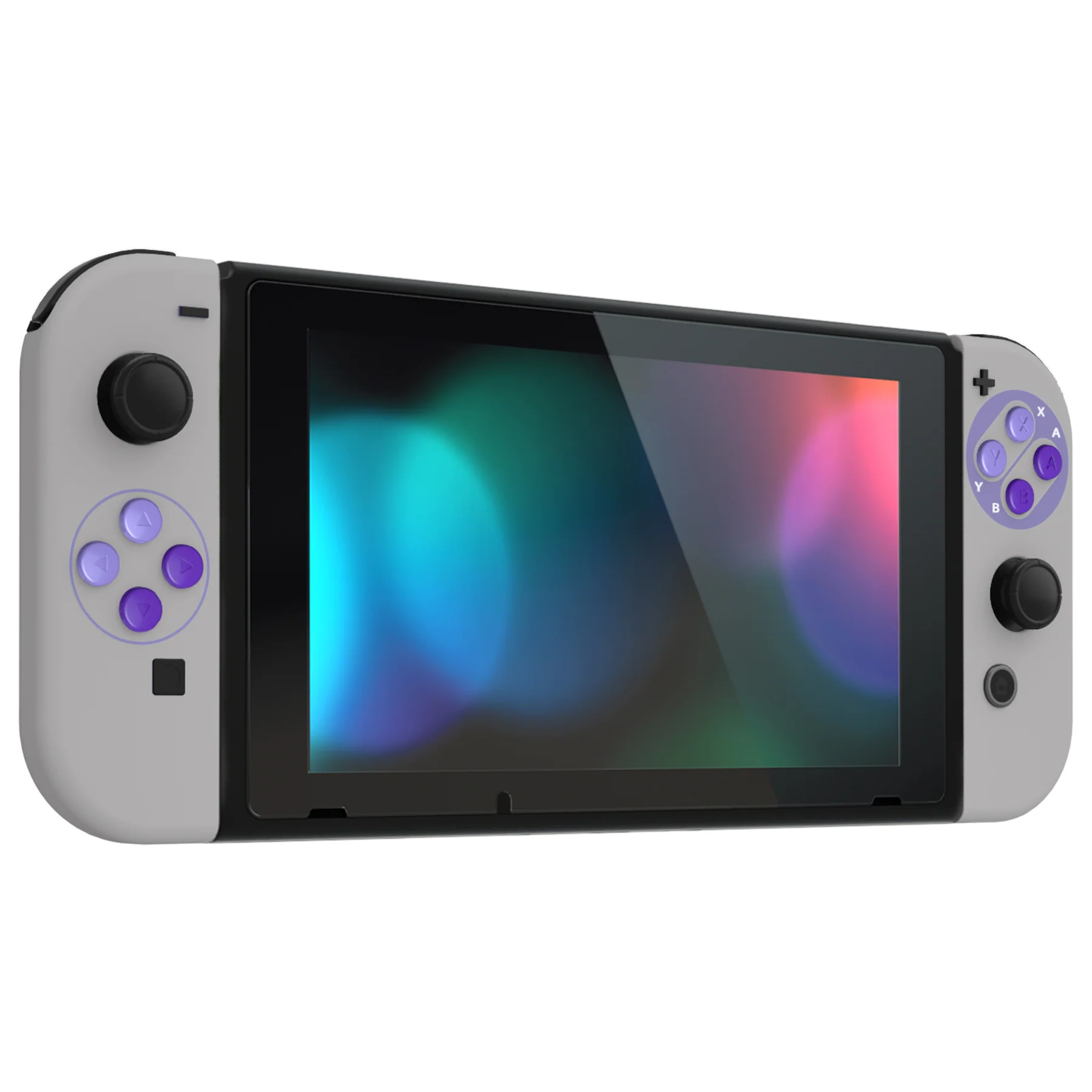 eXtremeRate Replacement Full Set Shells with Buttons for Nintendo Switch - Classics SNES Style - Image 4