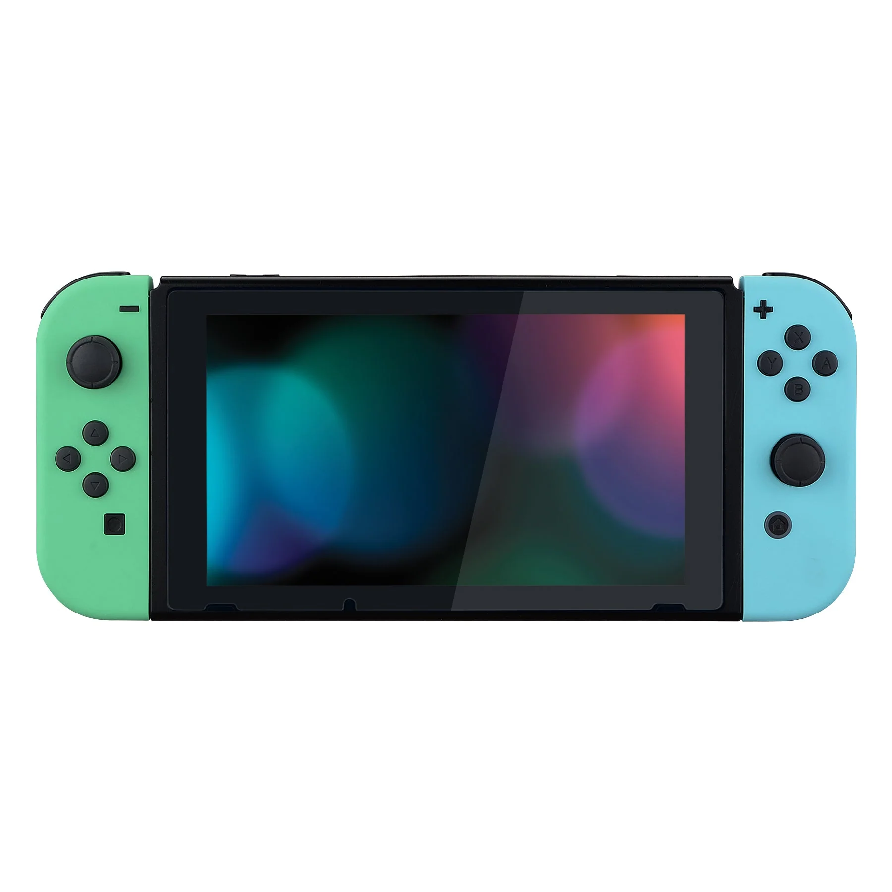 eXtremeRate Replacement Full Set Shells with Buttons for Nintendo Switch - Mint Green & Heaven Blue - Image 6