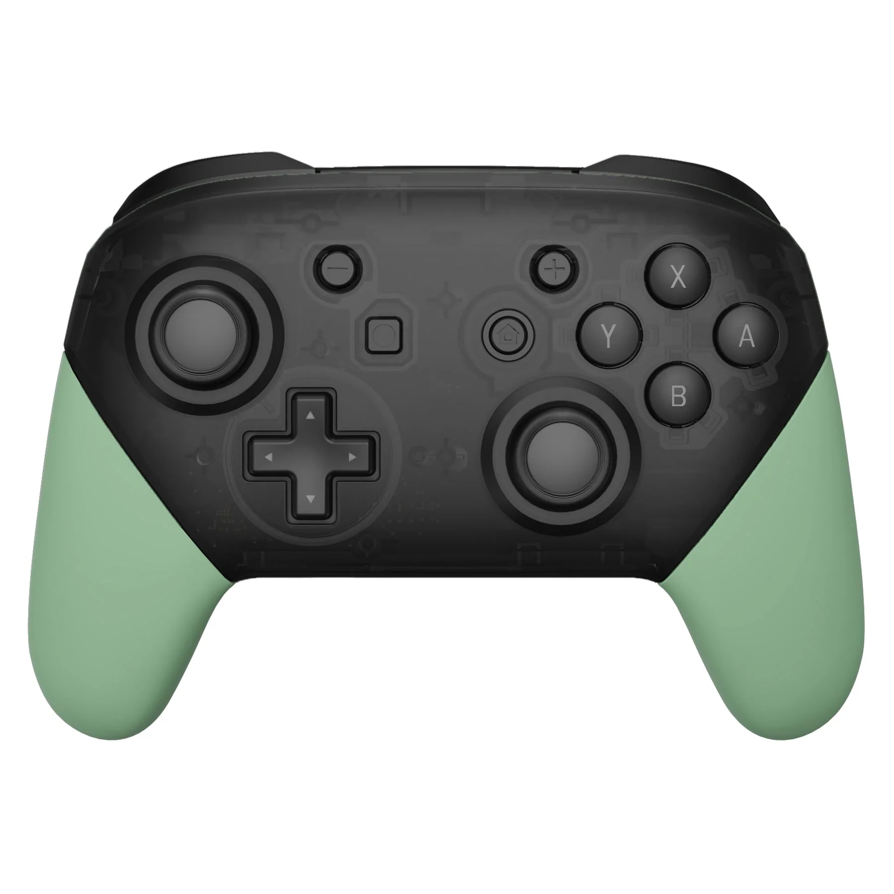 eXtremeRate Replacement Handle Grips for Nintendo Switch Pro Controller - Matcha Green