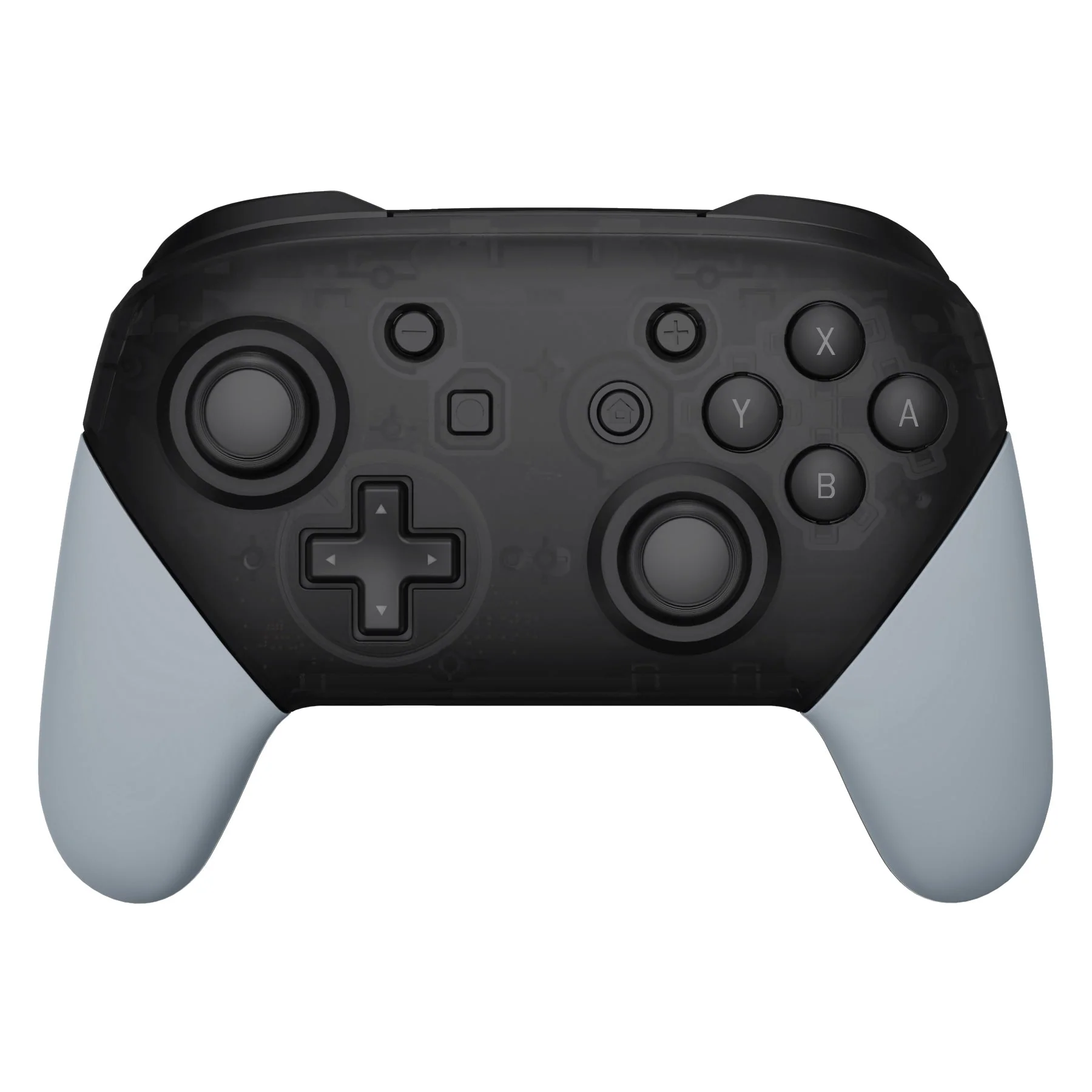 eXtremeRate Replacement Handle Grips for Nintendo Switch Pro Controller - New Hope Gray