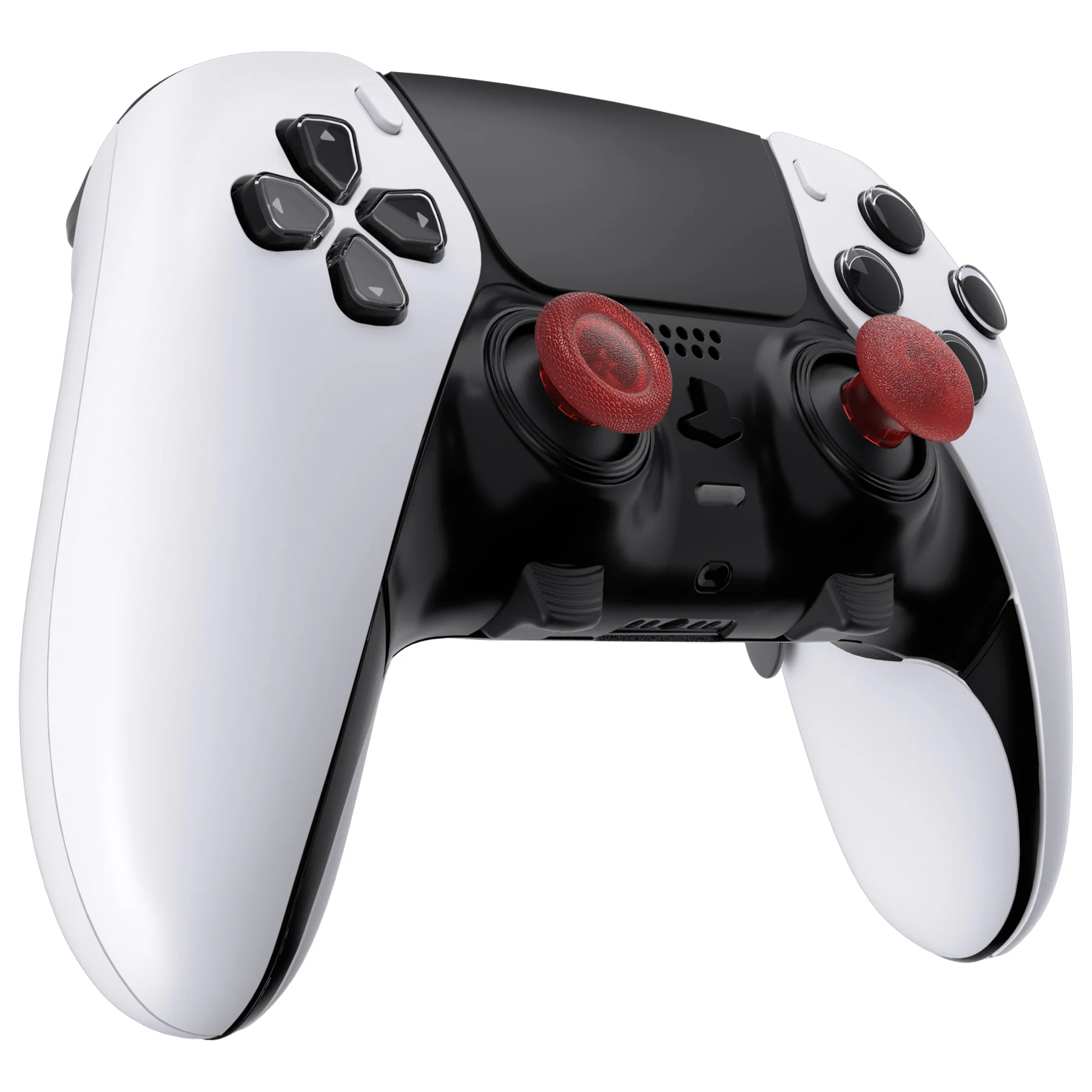 eXtremeRate Replacement Swappable Thumbsticks for PS5 Edge Controller - Clear Red - Image 6