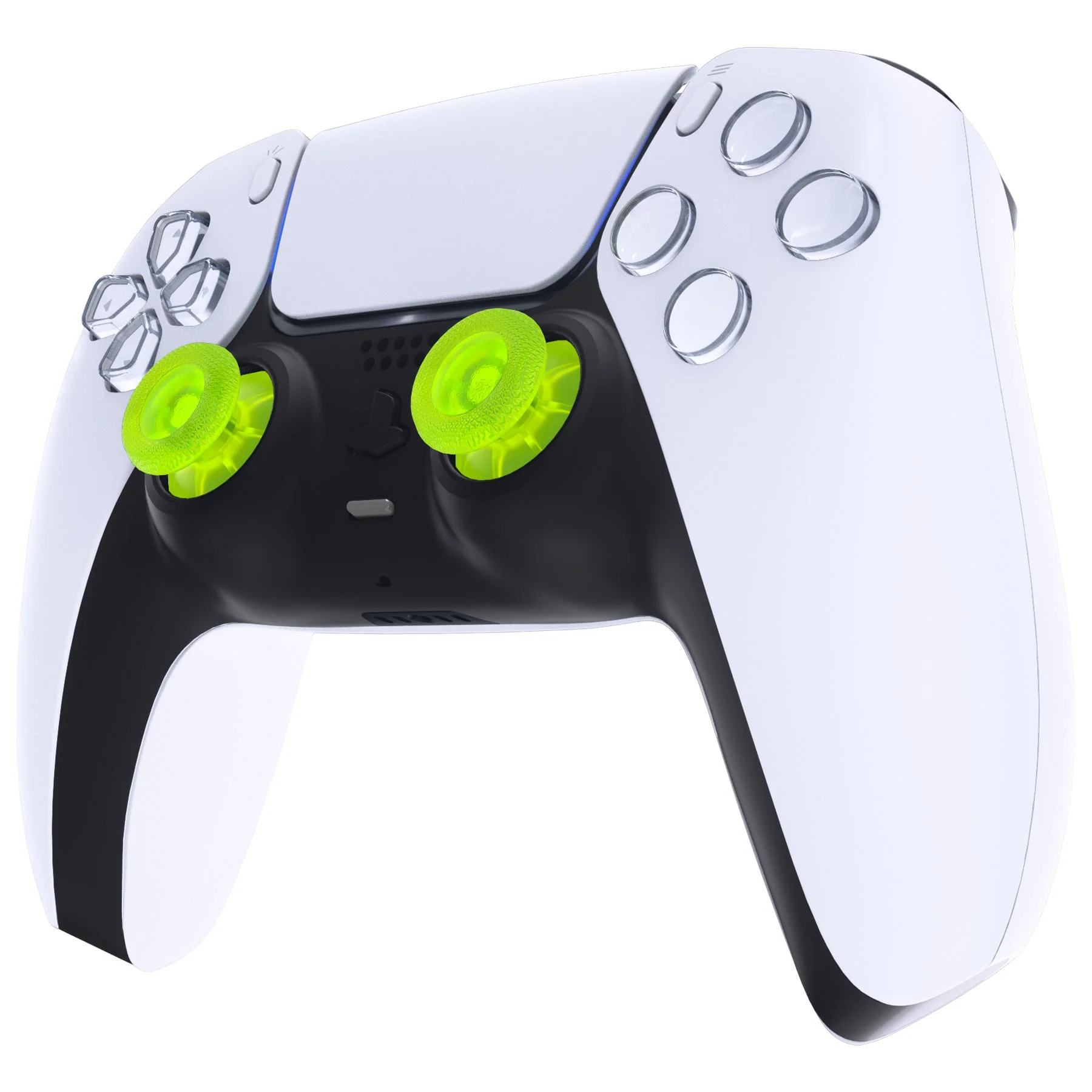 eXtremeRate Replacement Thumbsticks Analog Stick Joystick Compatible with PS5 & PS4 All Model Controller - Clear Lime Green - Image 5