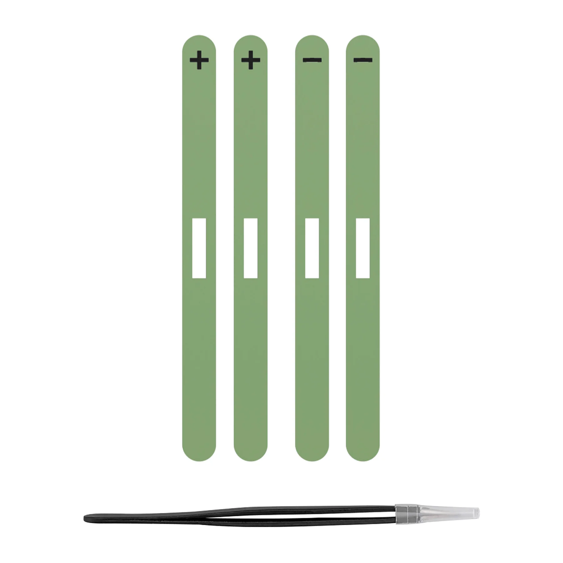 eXtremeRate Side Rail Slot Sticker for Nintendo Switch 2 Console - Matcha Green
