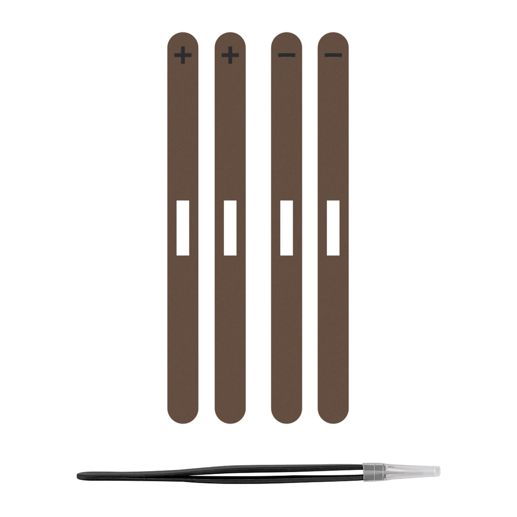 eXtremeRate Side Rail Slot Sticker for Nintendo Switch 2 Console - Wood Grain Brown