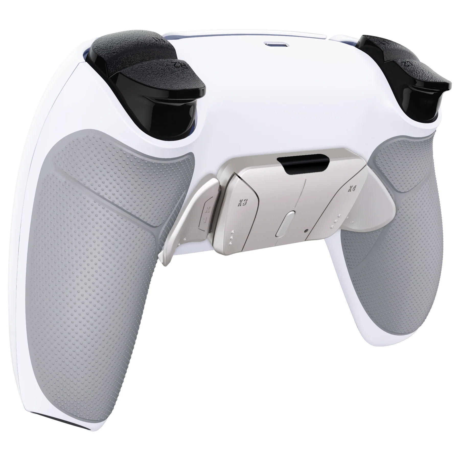 eXtremeRate Silver Real Metal Buttons (RMB) Version RISE4 V3 Remap Kit for PS5 Controller BDM-030/040/050 - Rubberized Gray - Image 8