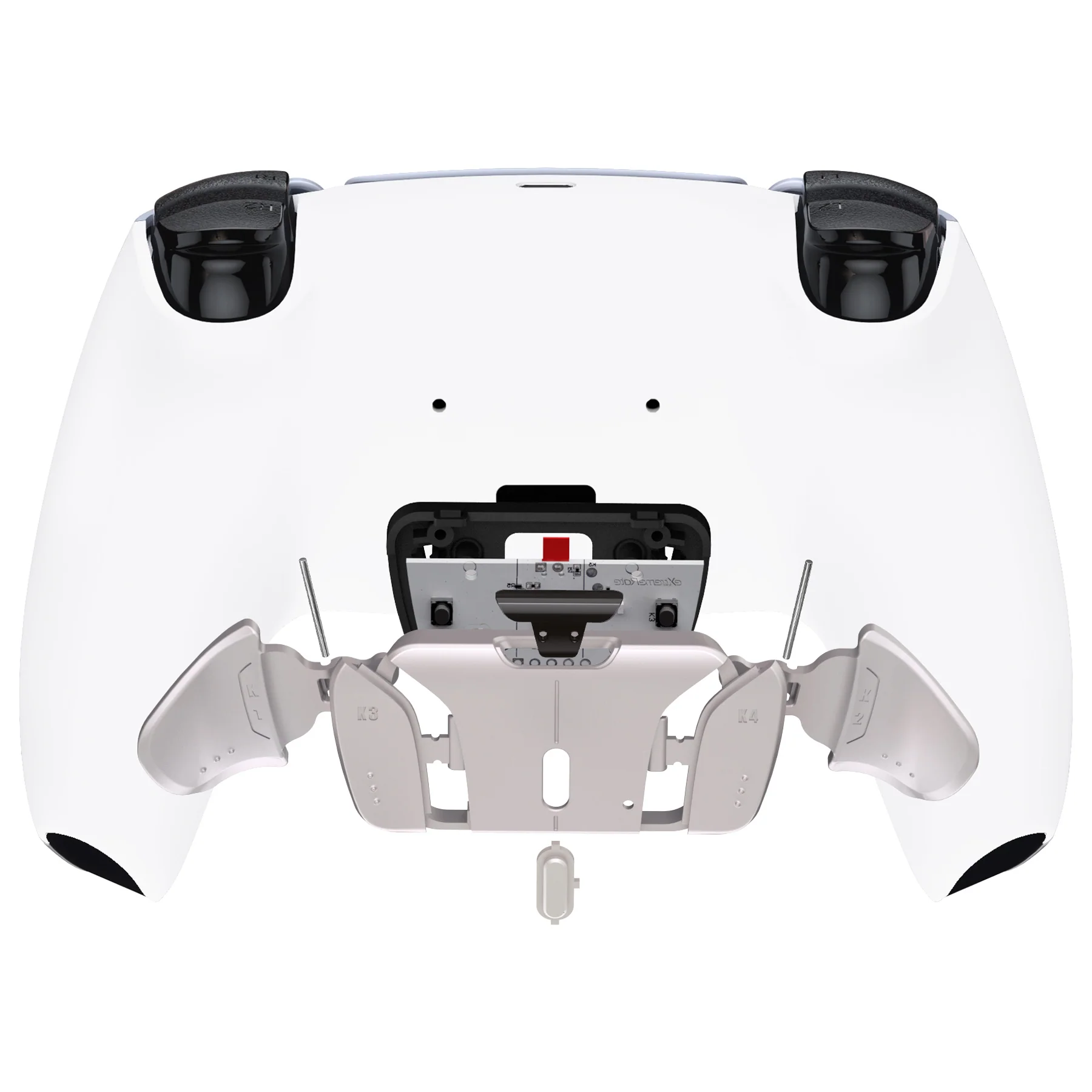 eXtremeRate Silver Real Metal Buttons (RMB) Version RISE4 V3 Remap Kit for PS5 Controller BDM-030/040/050 - White - Image 6