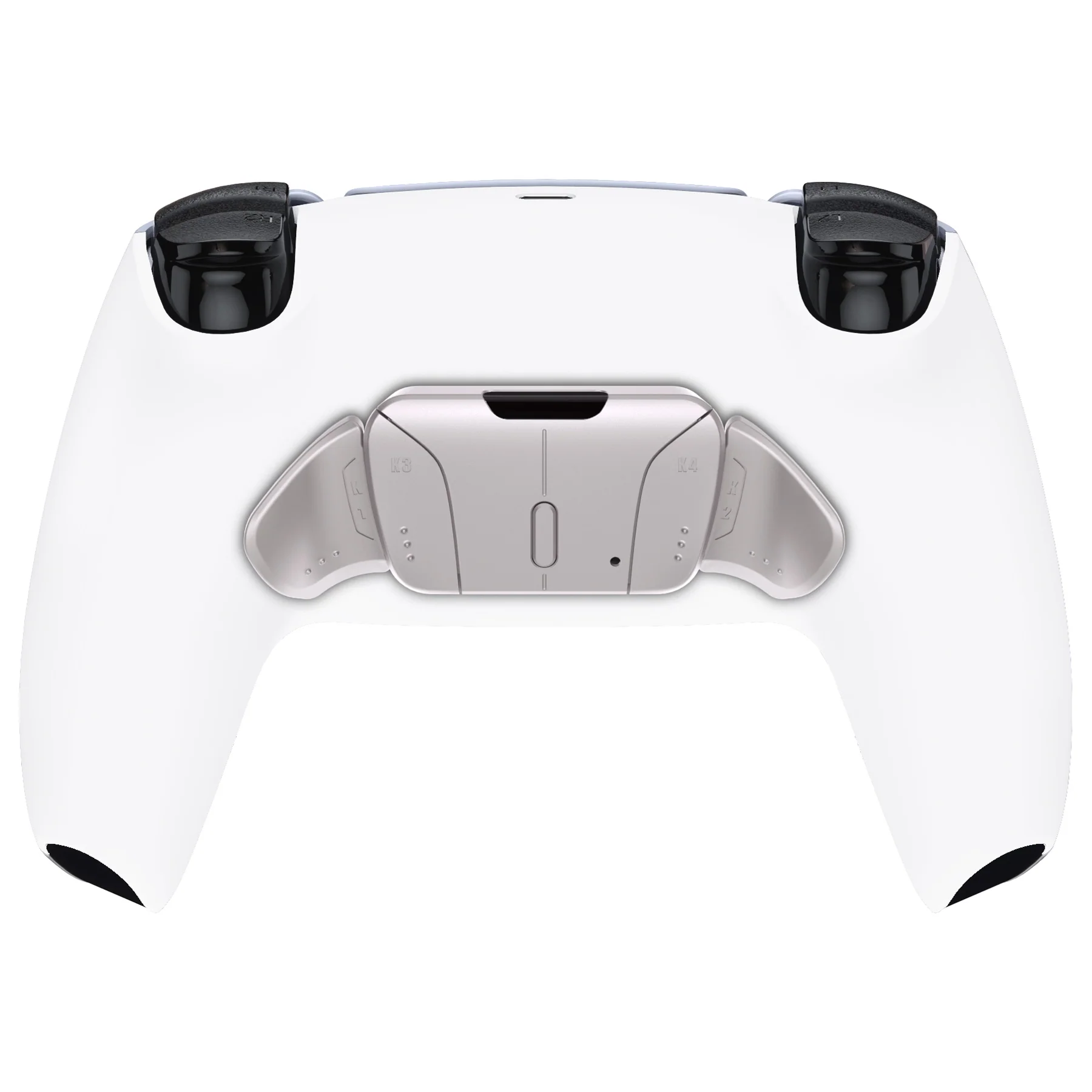 eXtremeRate Silver Real Metal Buttons (RMB) Version RISE4 V3 Remap Kit for PS5 Controller BDM-030/040/050 - White - Image 7