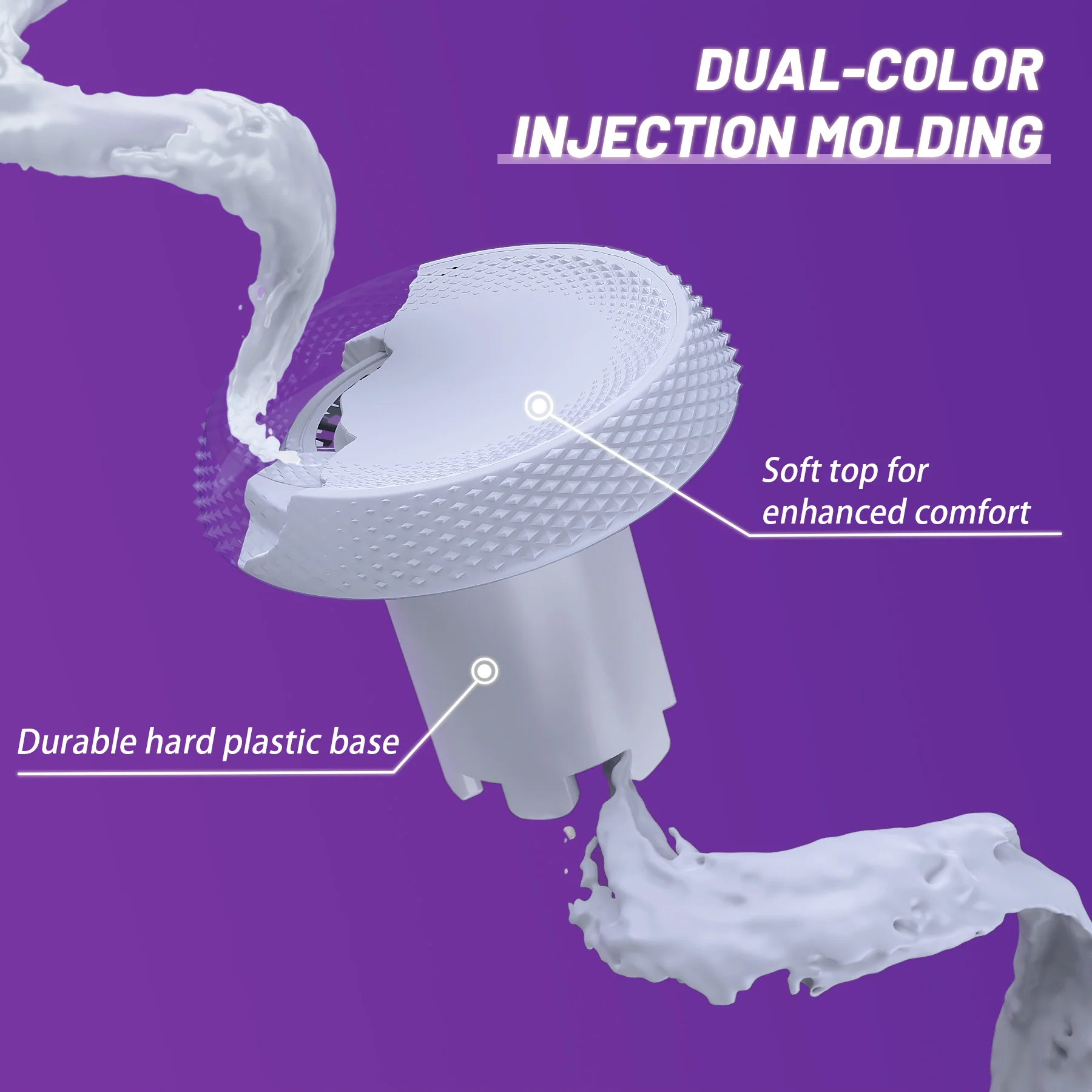 eXtremeRate ThumbsGear V3 Interchangeable Ergonomic Thumbstick for PS5 & PS4 Controller - Original White - Image 9
