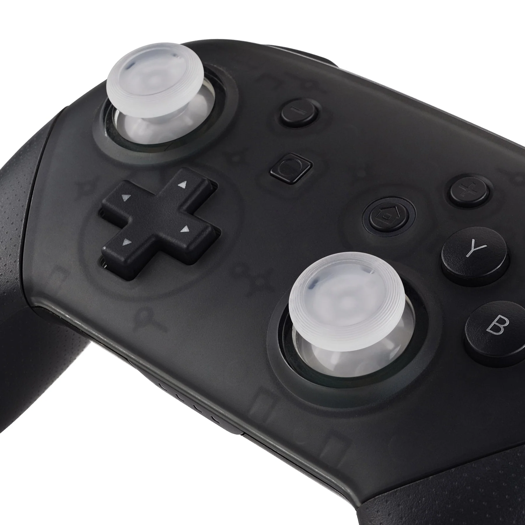 eXtremeRate Replacement 3D Joystick Thumbsticks for Nintendo Switch Pro Controller - Transparent Clear - Image 2