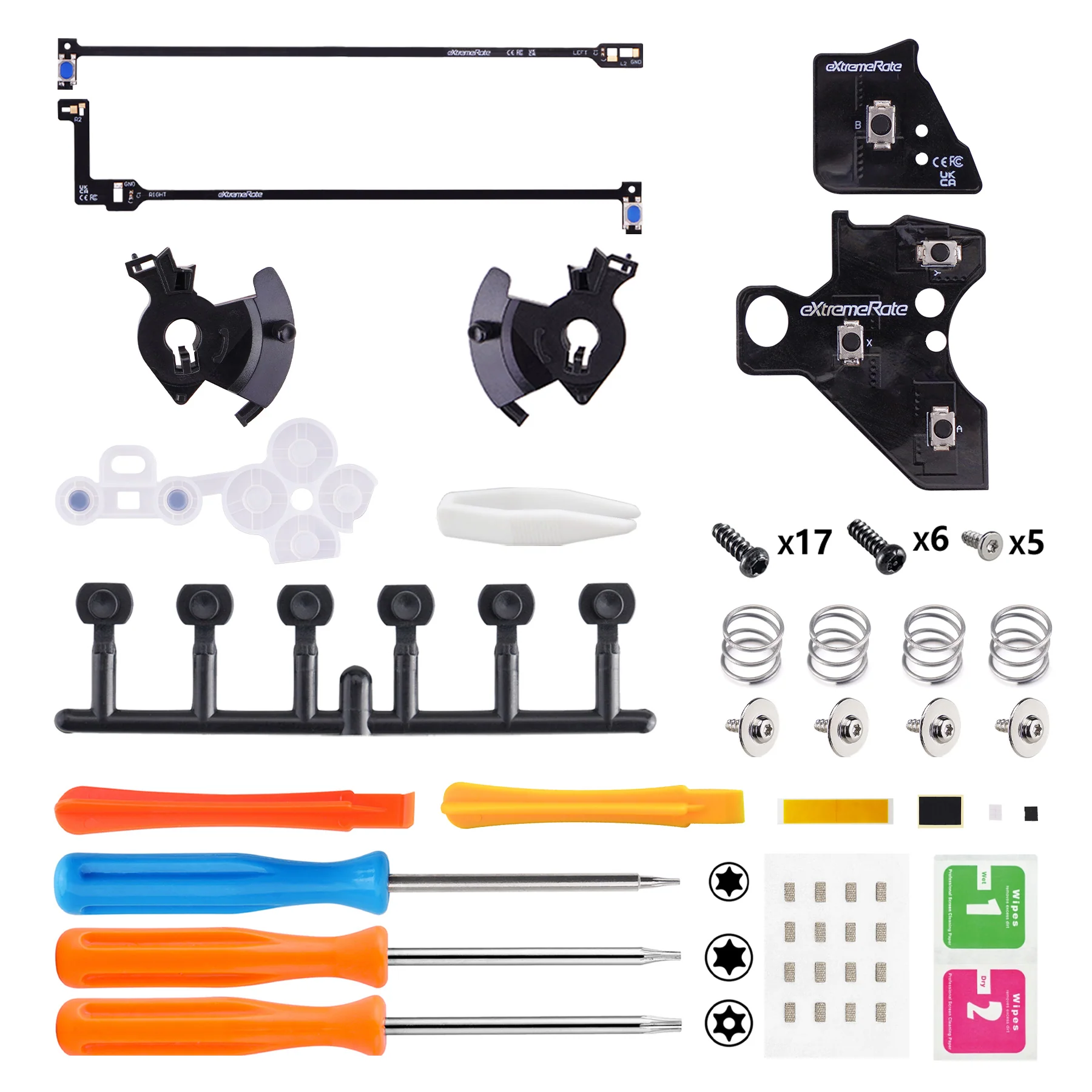 eXtremeRate Whole Clicky Kit for Xbox Elite Series 2 Controller Shoulder ABXY Buttons, Ergonomic Tactile Switches LT RT A B X Y Mouse Click Kit for Xbox Elite Series 2 Core Controller (Model 1797) - Image 4