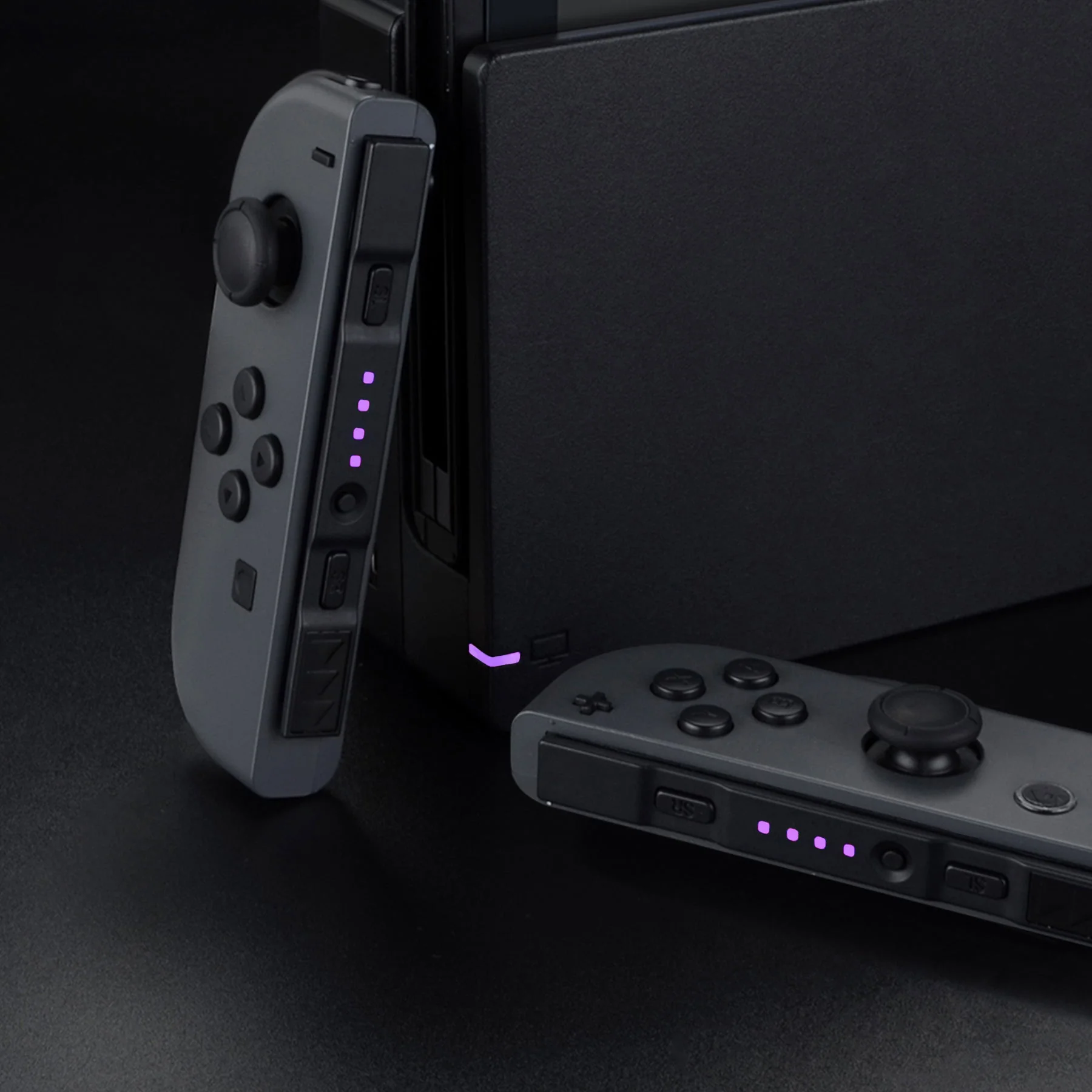 eXtremeRate Firefly LED Tuning Kit for Joycons Dock of NS Switch - Violet - Image 2
