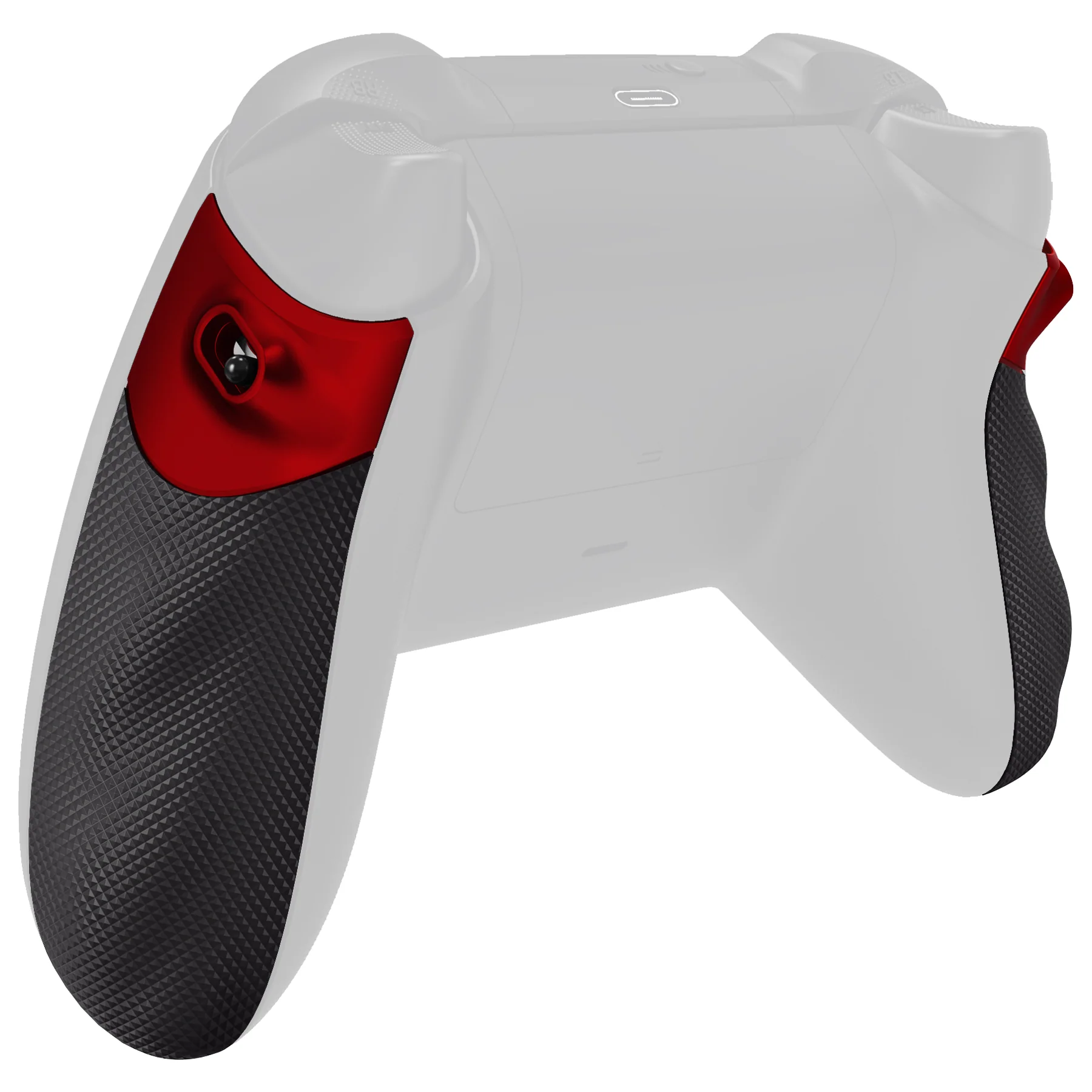 eXtremeRate FLEXOR Rubberized Side Rails Grips Trigger Stop Kit for Xbox Series X/S Controller & Xbox Core Controller - Scarlet Red