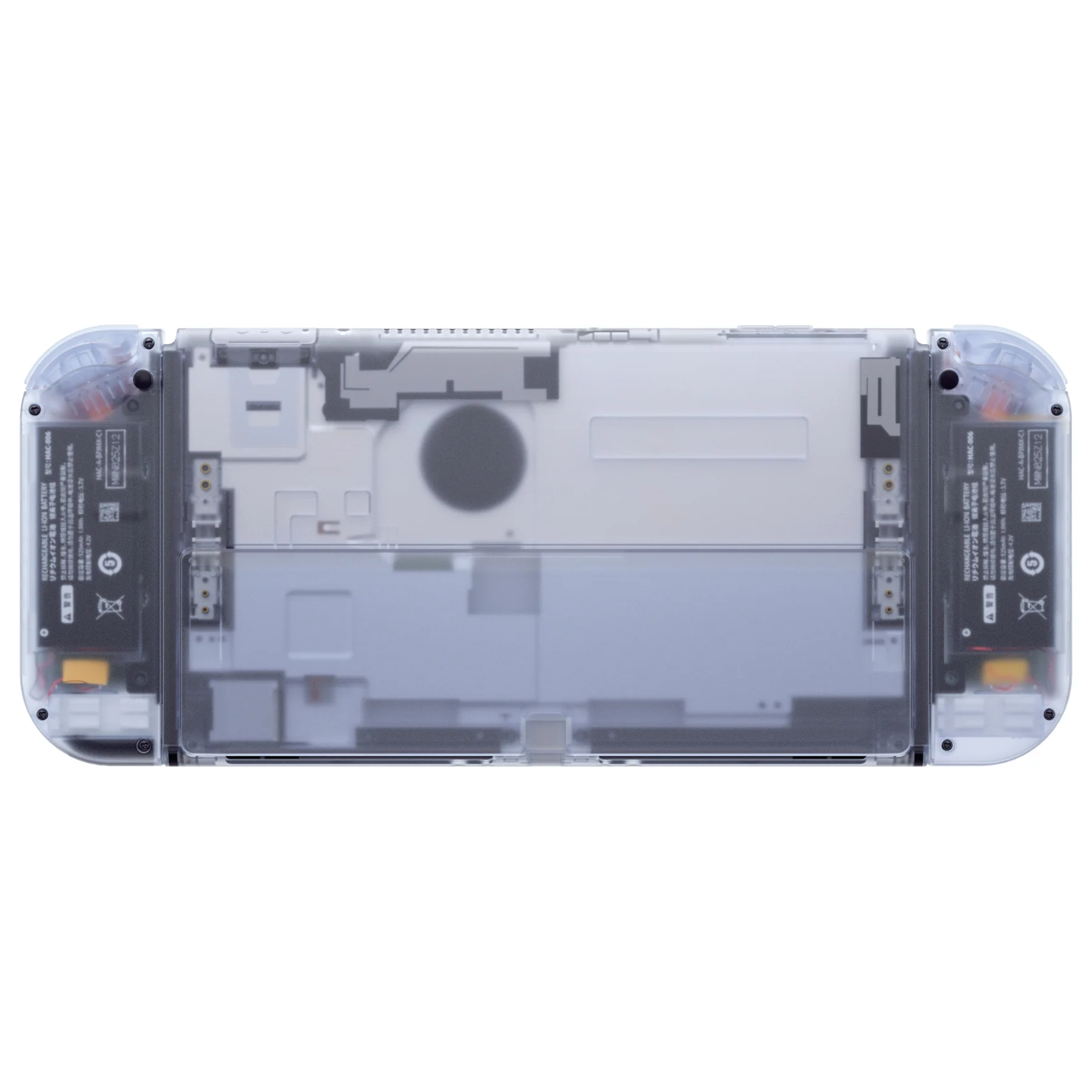 eXtremeRate Custom Replacement Full Set Shell with Buttons for Nintendo Switch OLED - Clear Glacier Blue - Image 8