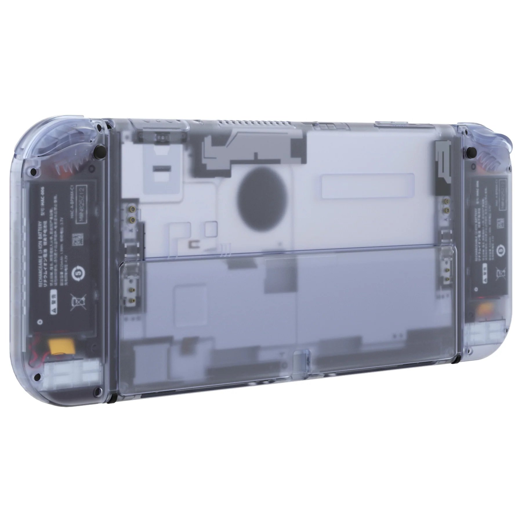 eXtremeRate Custom Replacement Full Set Shell with Buttons for Nintendo Switch OLED - Clear Glacier Blue - Image 9