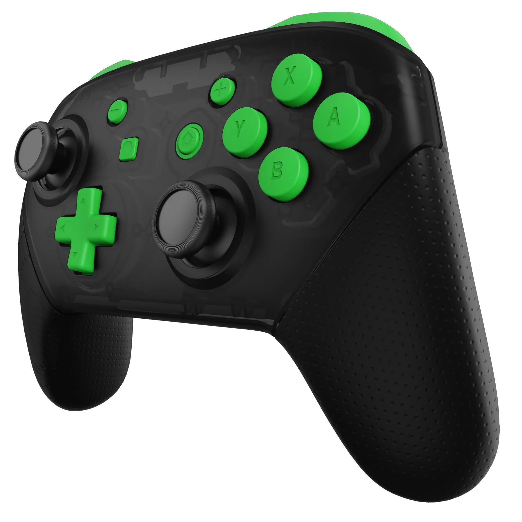 eXtremeRate DIY Replacement Full Set Buttons for Nintendo Switch Pro Controller - Green - Image 4
