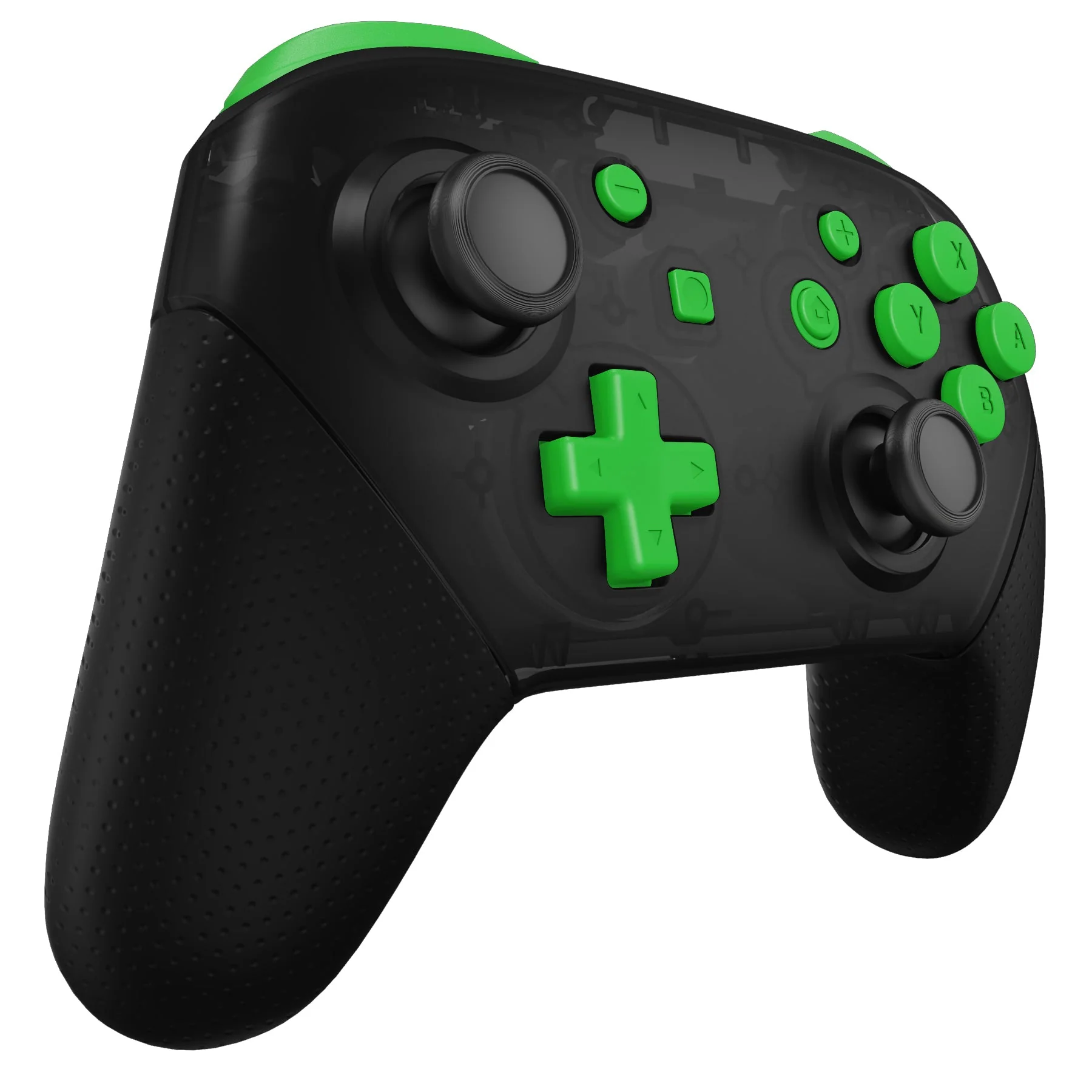 eXtremeRate DIY Replacement Full Set Buttons for Nintendo Switch Pro Controller - Green - Image 5