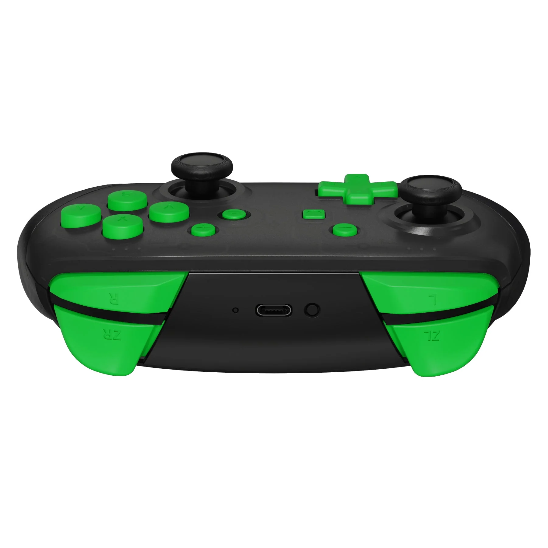 eXtremeRate DIY Replacement Full Set Buttons for Nintendo Switch Pro Controller - Green - Image 7