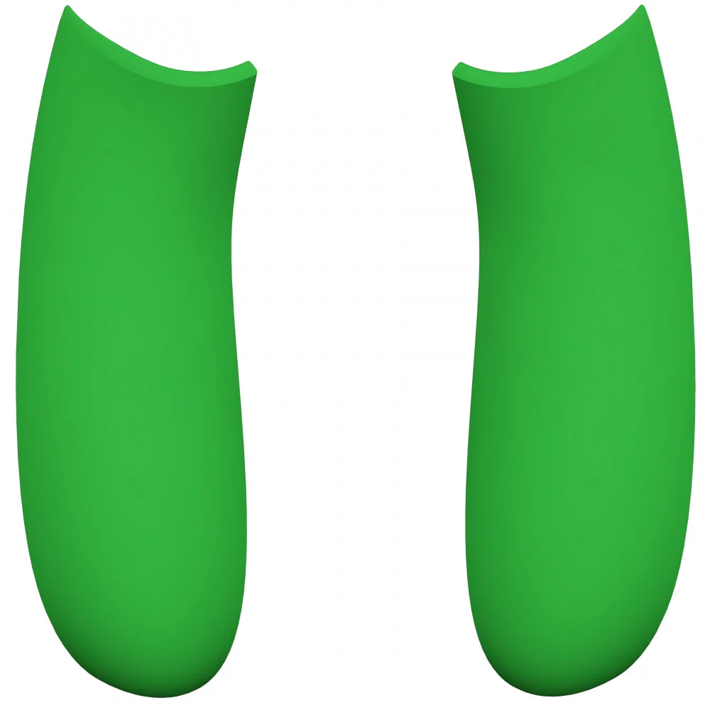 eXtremeRate Replacement Non-Slip Side Rails Grip Back Panels for Xbox Series X & S Controller - Green - Image 2