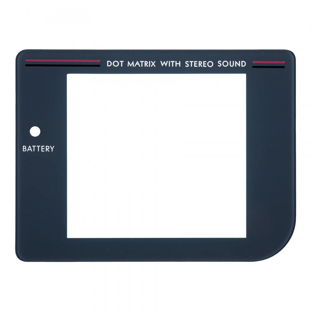 eXtremeRate Grey Protective Glass Screen Lens Protector Replacement for Game Boy Classic Fat DMG-01 - GFAJ0024GC