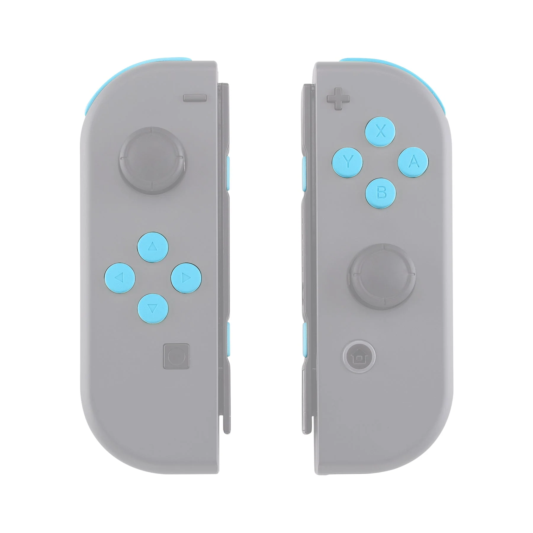 eXtremeRate Replacement Full Set Buttons for Joycon of NS Switch - Heaven Blue