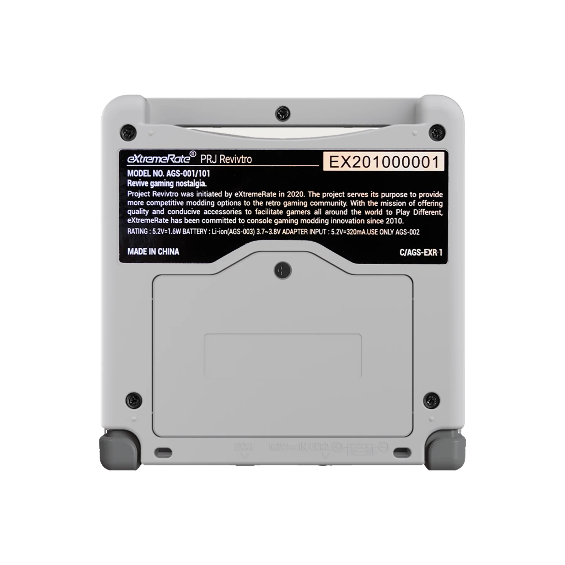 eXtremeRate IPS Ready Upgraded Replacement Full Set Shells with Buttons for Gameboy Advance SP GBA SP, Compatible with Both IPS & Standard LCD - Classic 1989 GB DMG-01 Style - Image 7