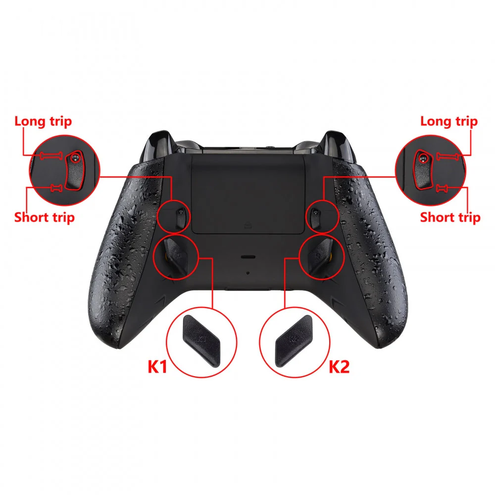 eXtremeRate Lofty Remappable Remap & Trigger Stop Kit for Xbox One X & S Controller - Textured Black - Image 5