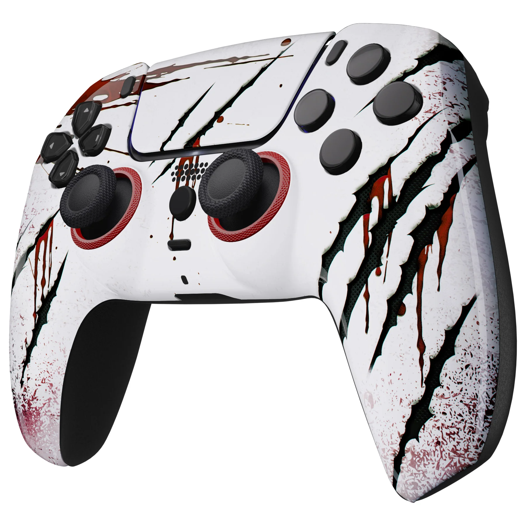 eXtremeRate LUNA Redesigned Replacement Front Shell with Touchpad Compatible with PS5 Controller BDM-010/020/030/040/050 - Wild Attack - Image 5