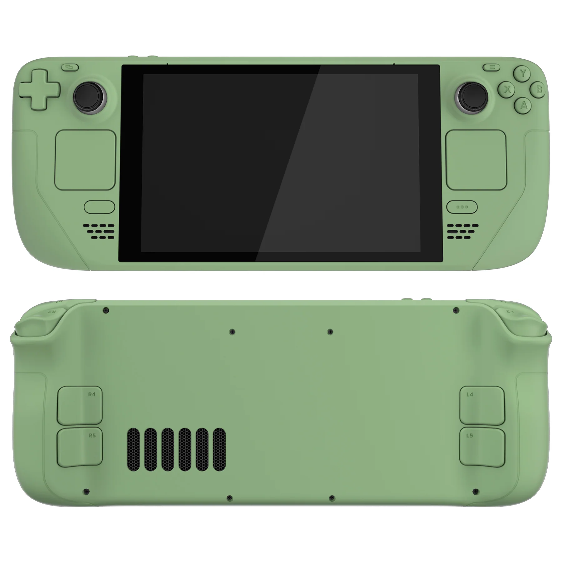 eXtremeRate Custom Full Set Shell with Buttons for Steam Deck LCD - Matcha Green