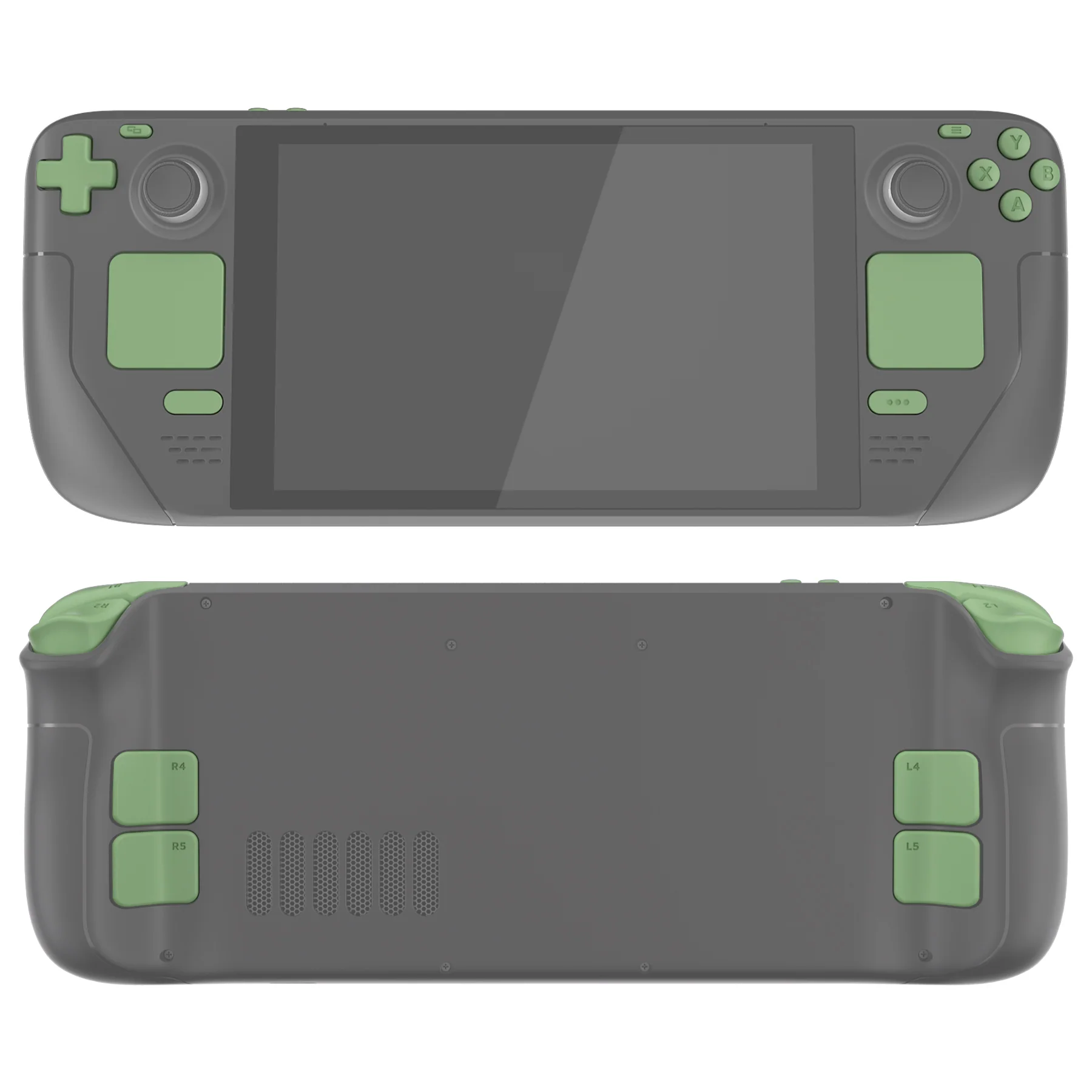 eXtremeRate Replacement Full Set Buttons for Steam Deck LCD - Matcha Green