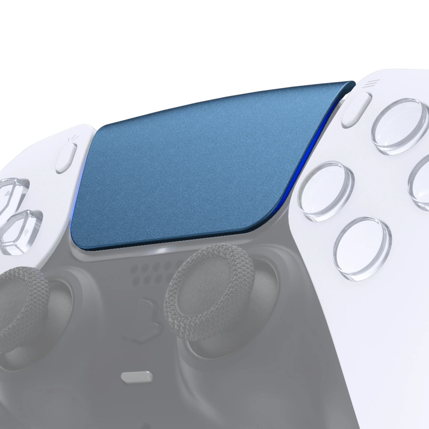 eXtremeRate Replacement Custom Touchpad Cover Compatible with PS5 Controller BDM-010/020/030/040/050/060 - Metallic Regal Blue