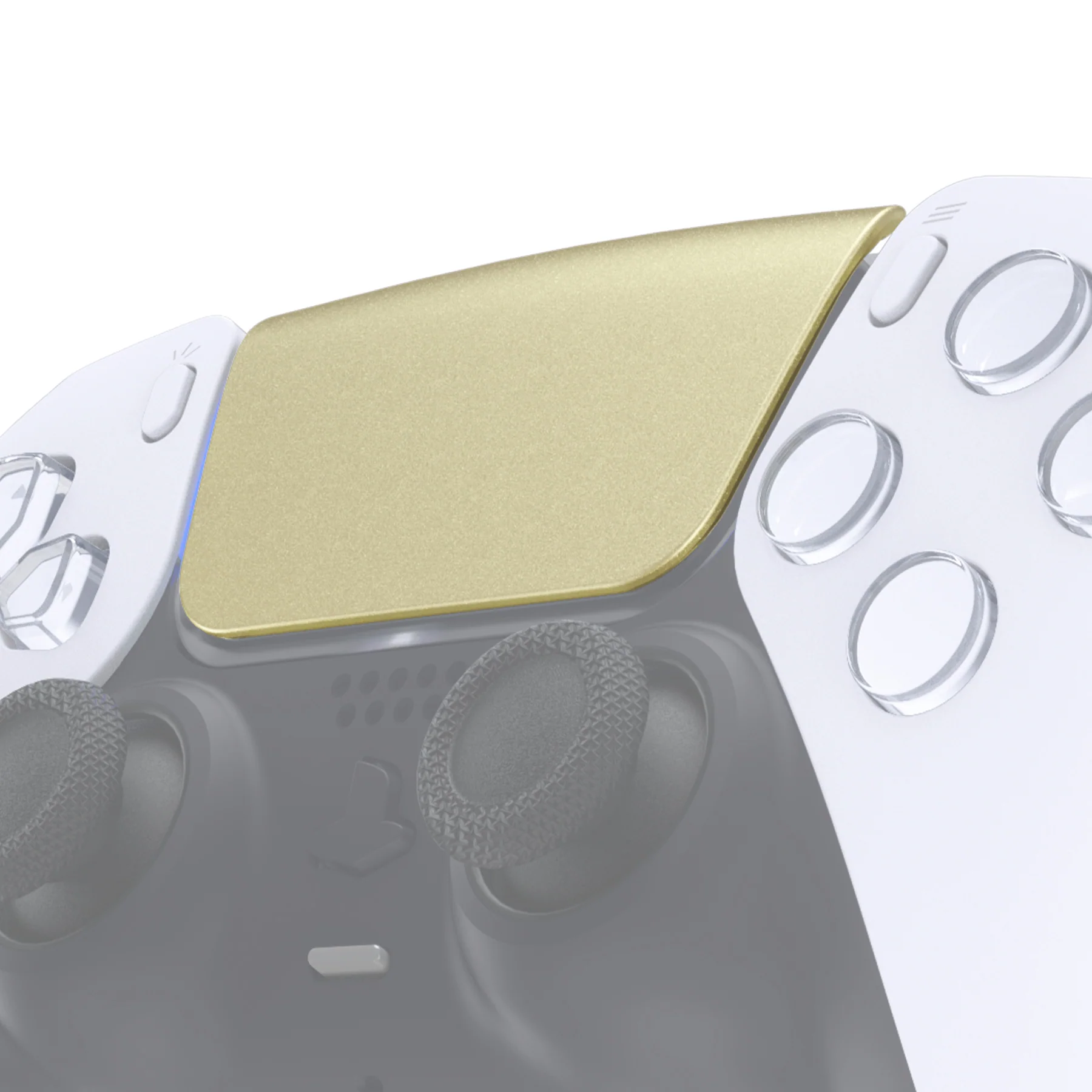 eXtremeRate Replacement Custom Touchpad Cover Compatible with PS5 Controller BDM-010/020/030/040/050/060 - Metallic Champagne Gold