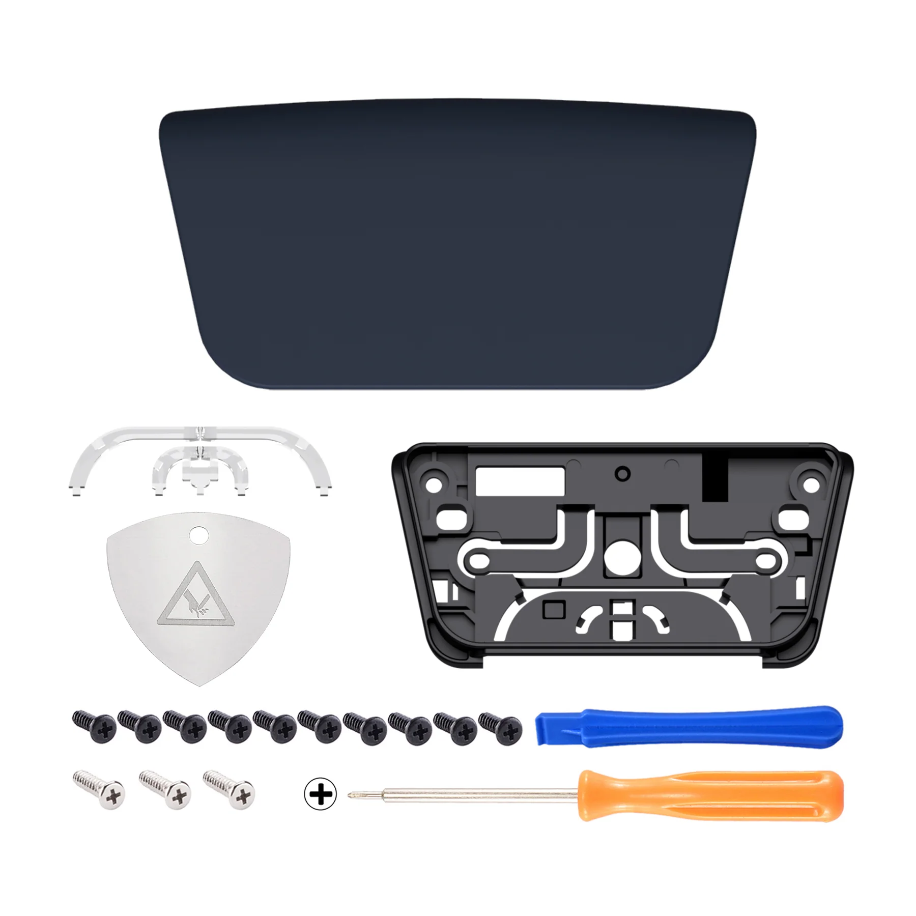 eXtremeRate Replacement Custom Touchpad Cover Compatible with PS5 Controller BDM-010/020/030/040/050/060 - Midnight Blue - Image 2