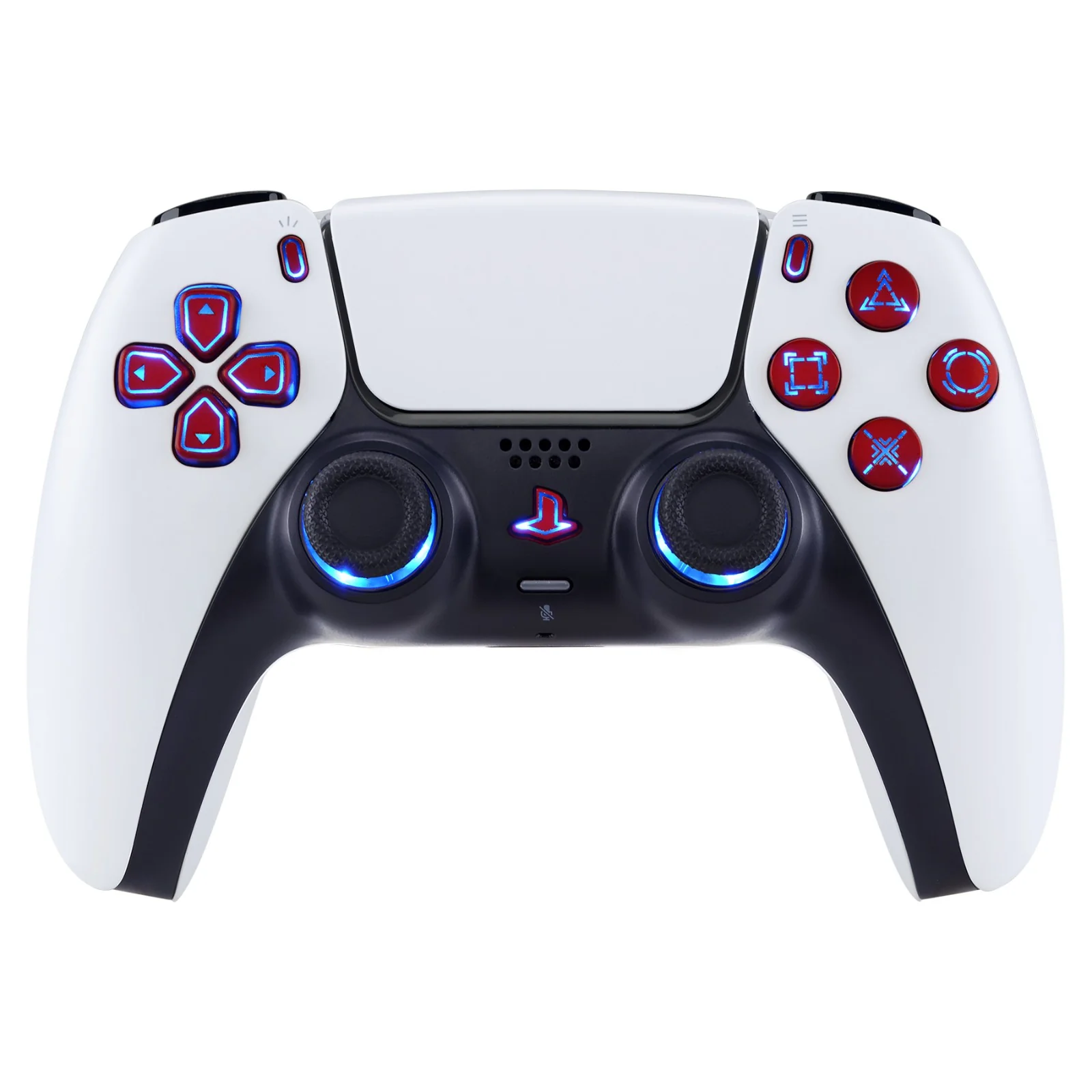 eXtremeRate Multi-Colors Luminated Buttons DTF V3 LED Kit for PS5 Controlle BDM-010/020 - Scarlet Red - Image 2