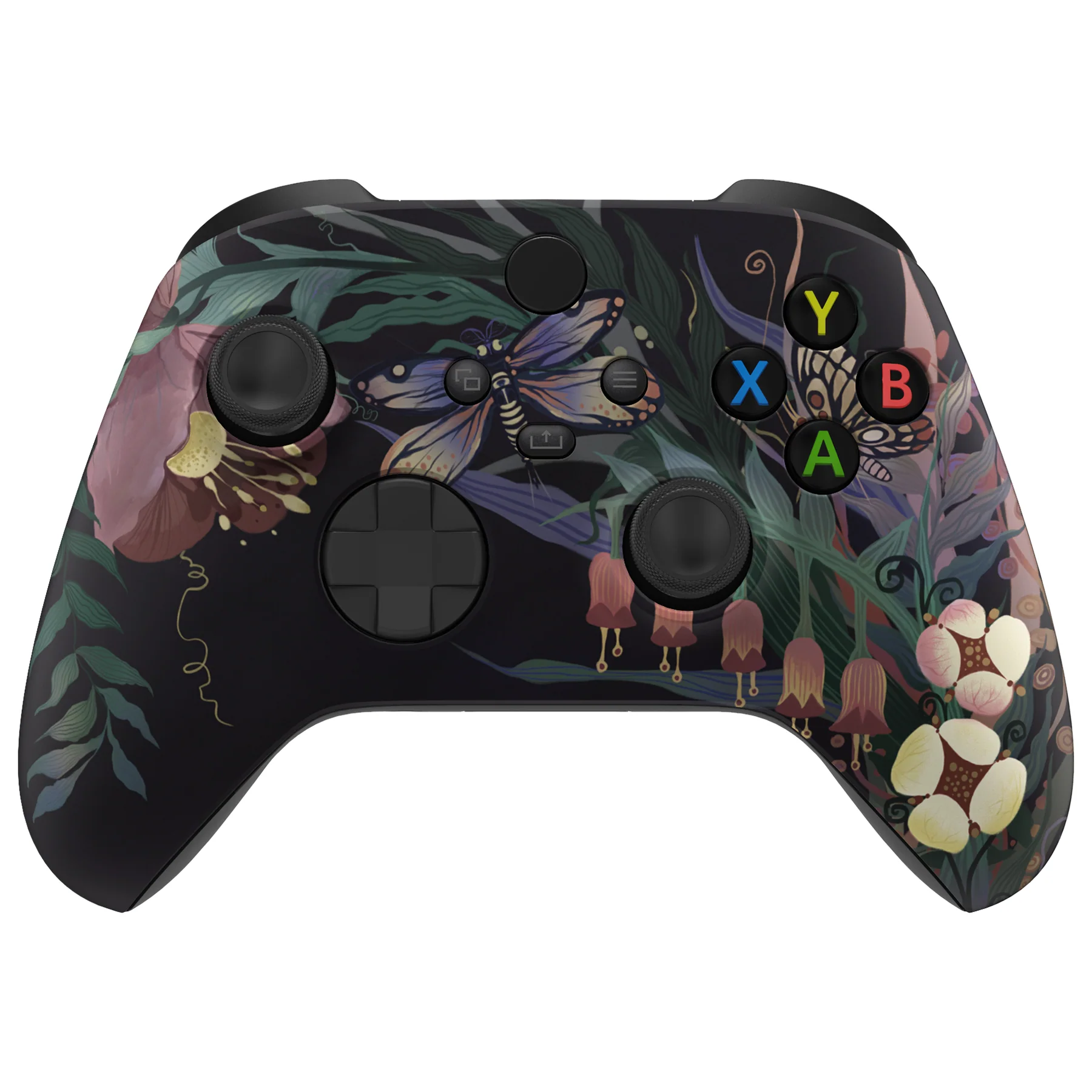 eXtremeRate Replacement Front Housing Shell for Xbox Series X & S Controller - Mysterious Garden