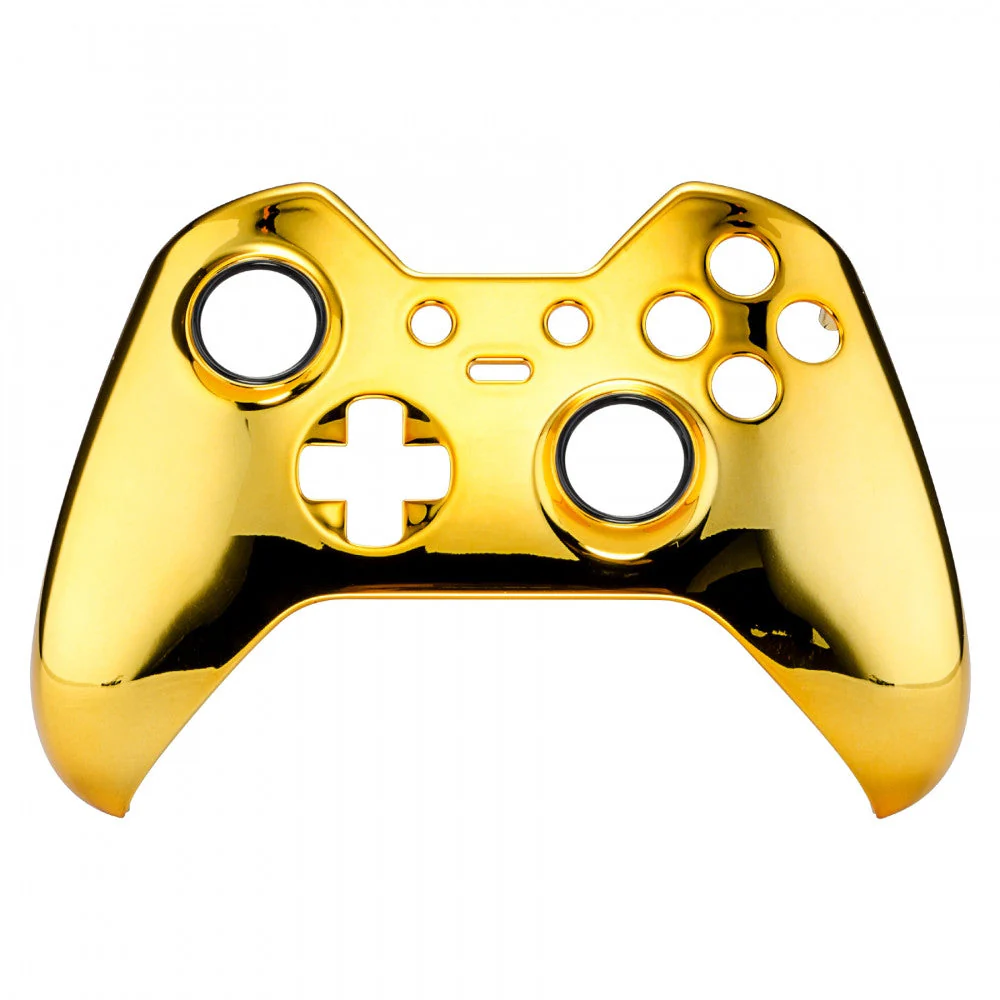 eXtremeRate Replacement Front Housing Shell for Xbox One Elite Controller (Model 1698) - Chrome Gold - Image 8