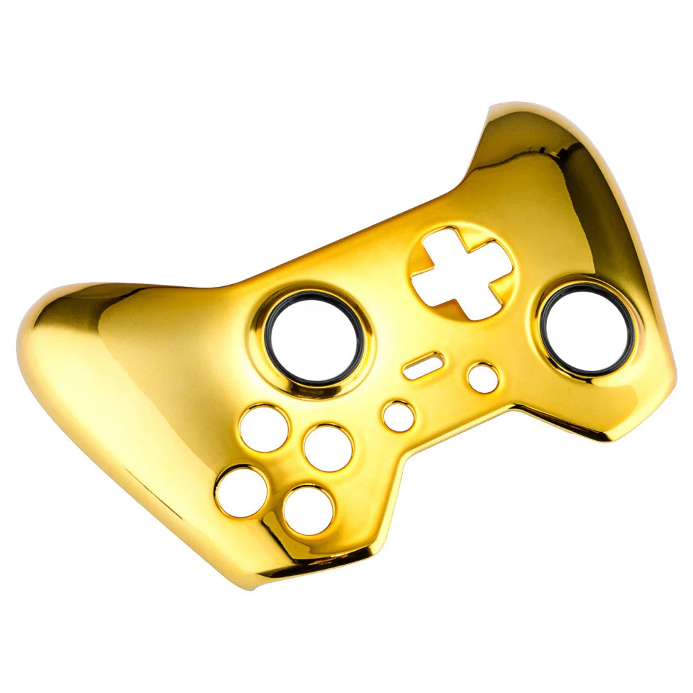 eXtremeRate Replacement Front Housing Shell for Xbox One Elite Controller (Model 1698) - Chrome Gold - Image 9